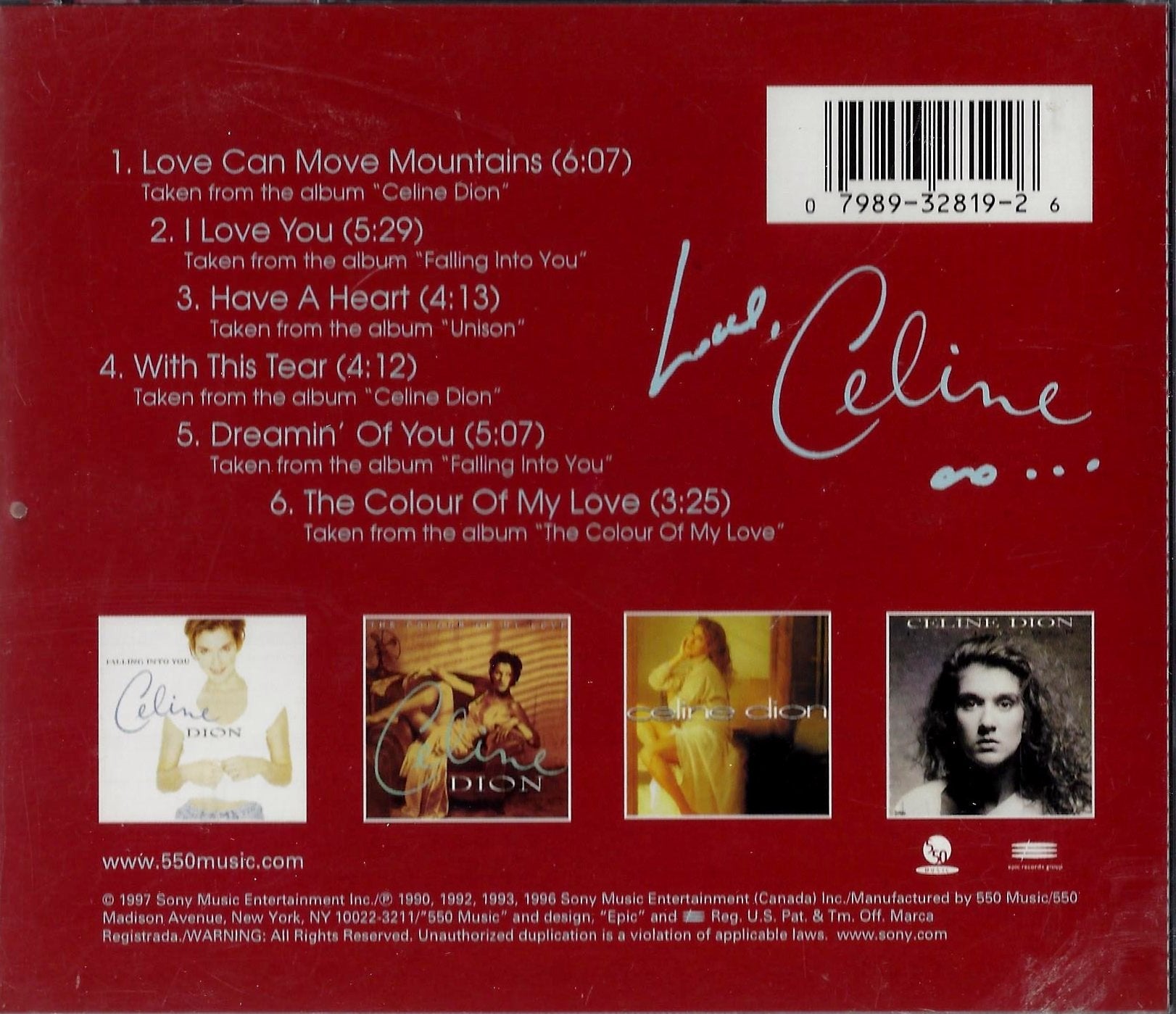 Love, Celine: Limited Edition Love Songs Collection used book depot