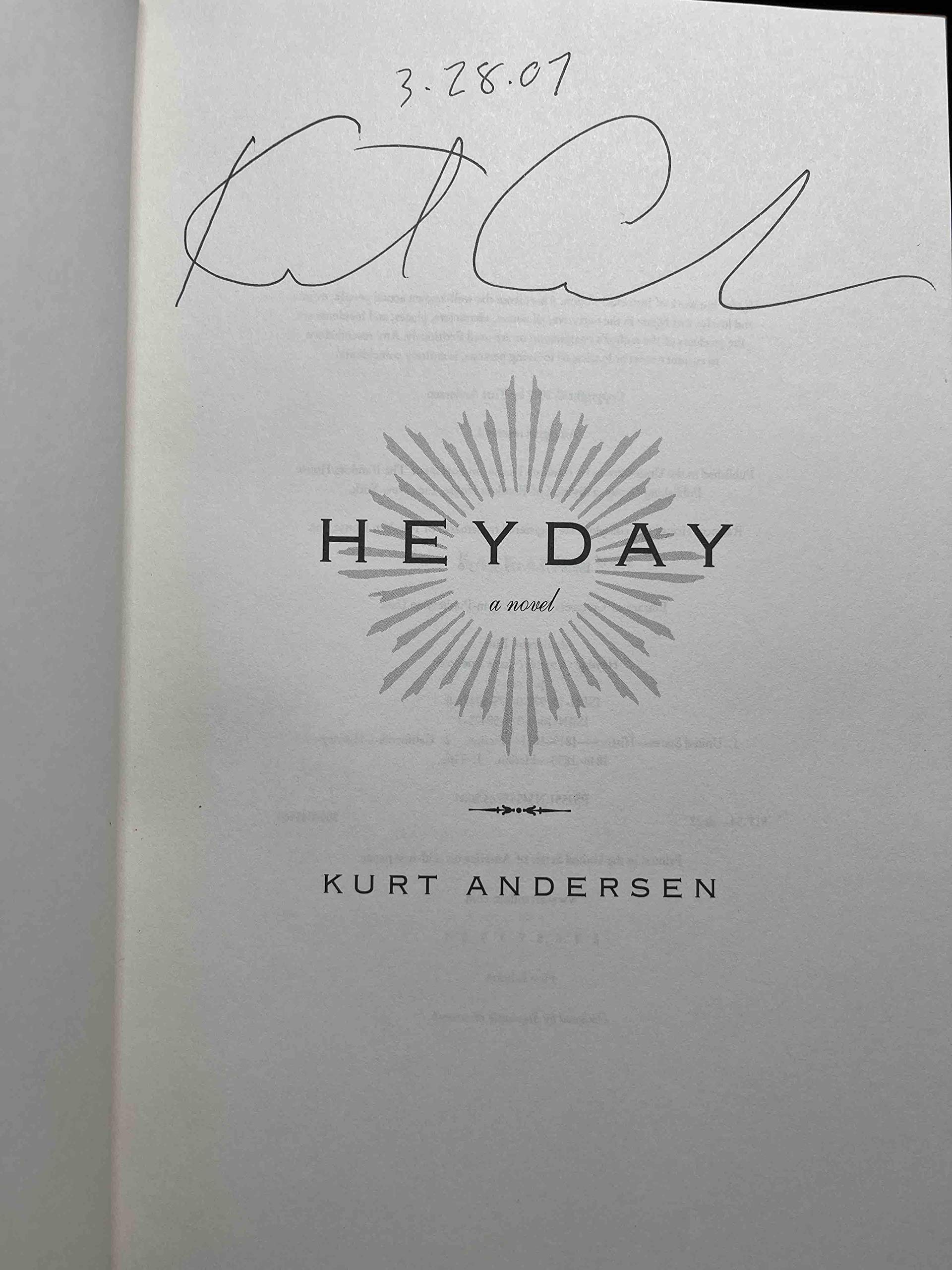 Heyday: A Novel