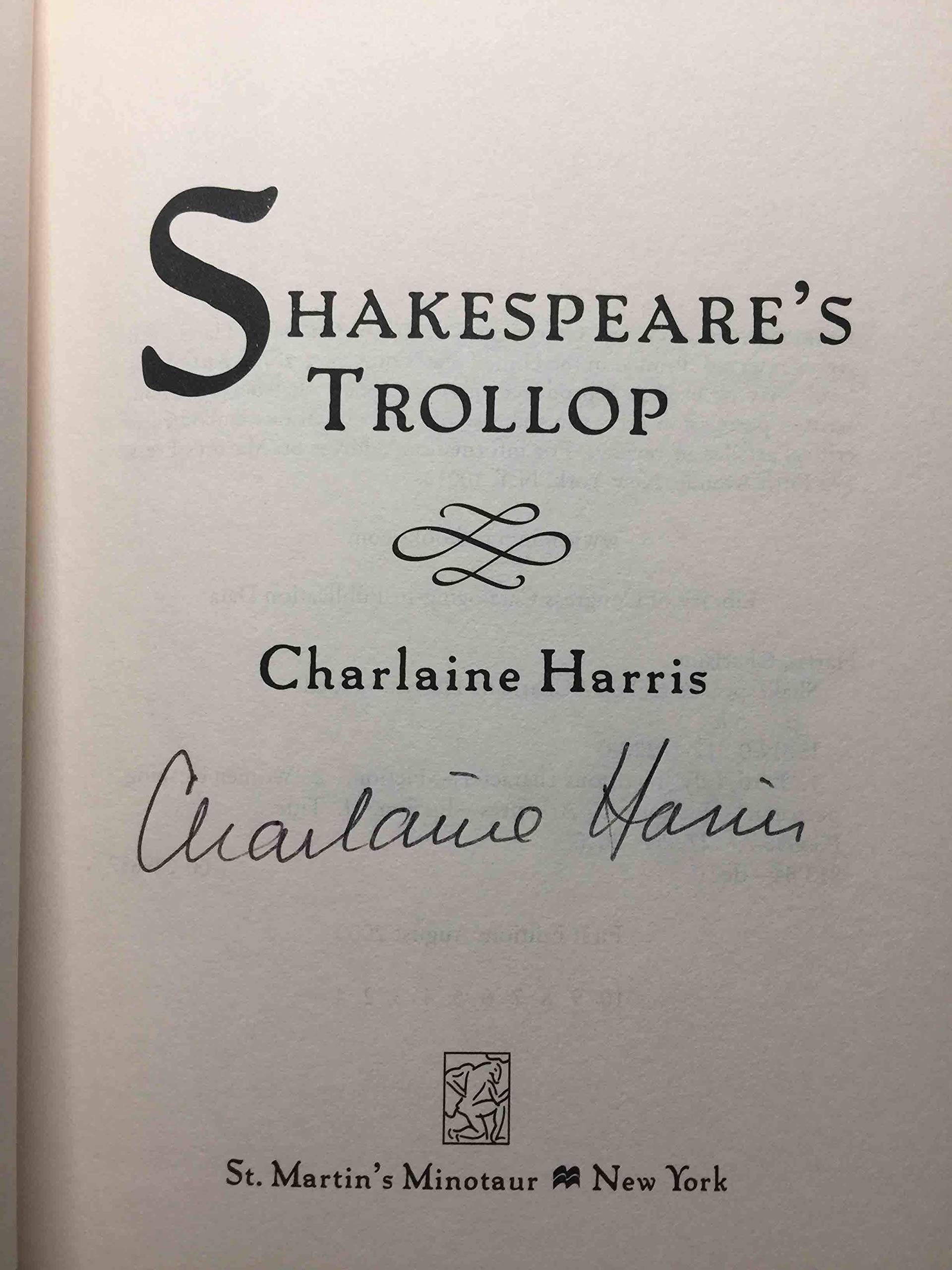 Shakespeare's Trollop (Lily Bard Mysteries, Book 4) used book depot