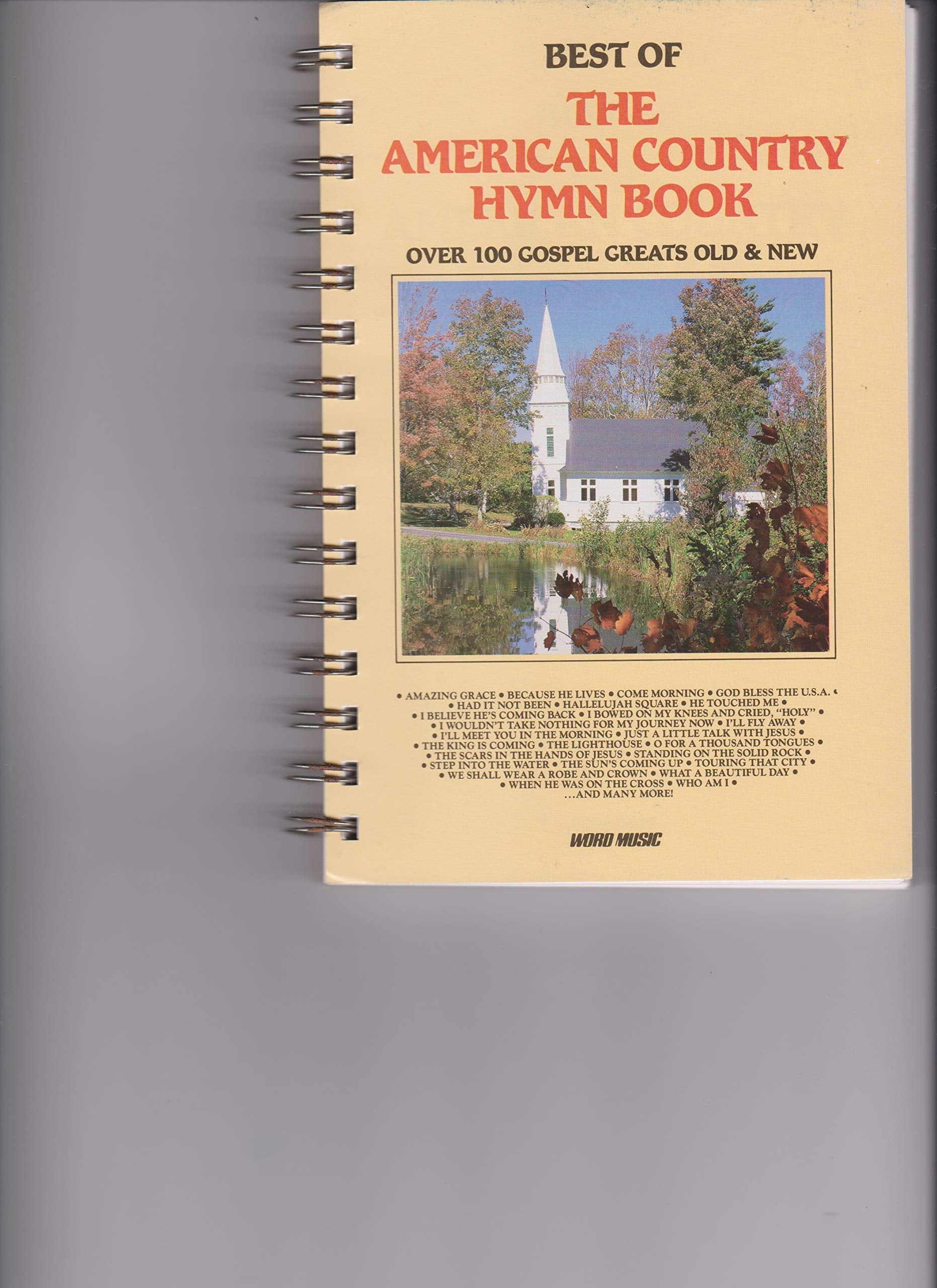 Best of The American Country Hymn Book (Hymnal) used book depot