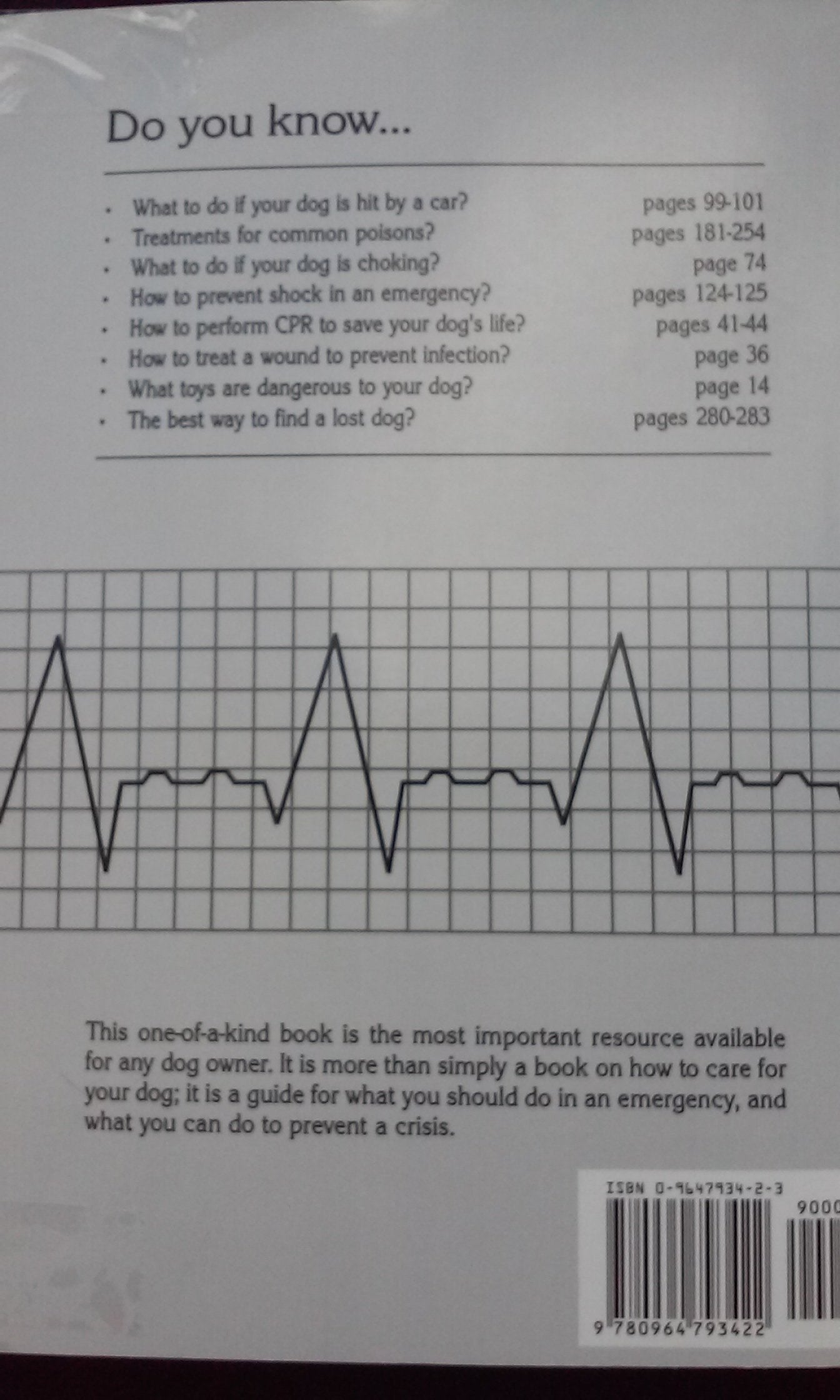 Emergency First Aid for Your Dog used book depot