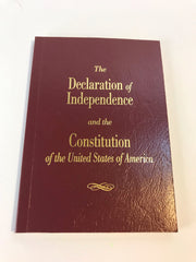 The Declaration of Independence and the Constitution of the United States of America used book depot