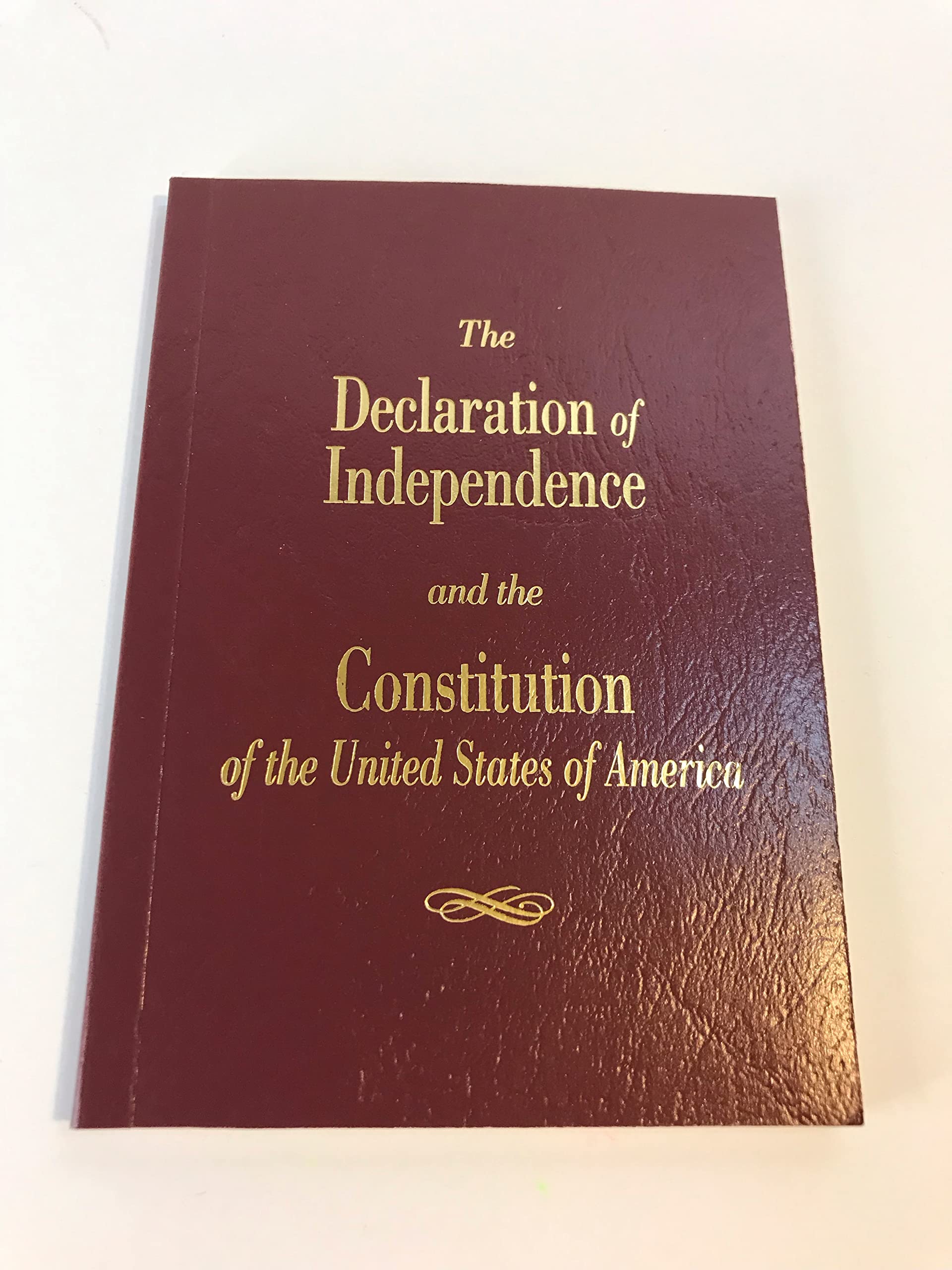 The Declaration of Independence and the Constitution of the United States of America used book depot