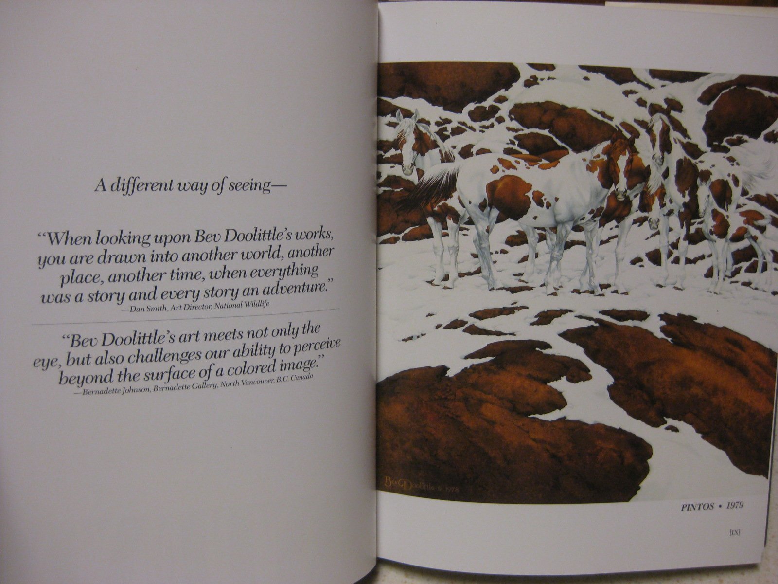 The Art of Bev Doolittle used book depot