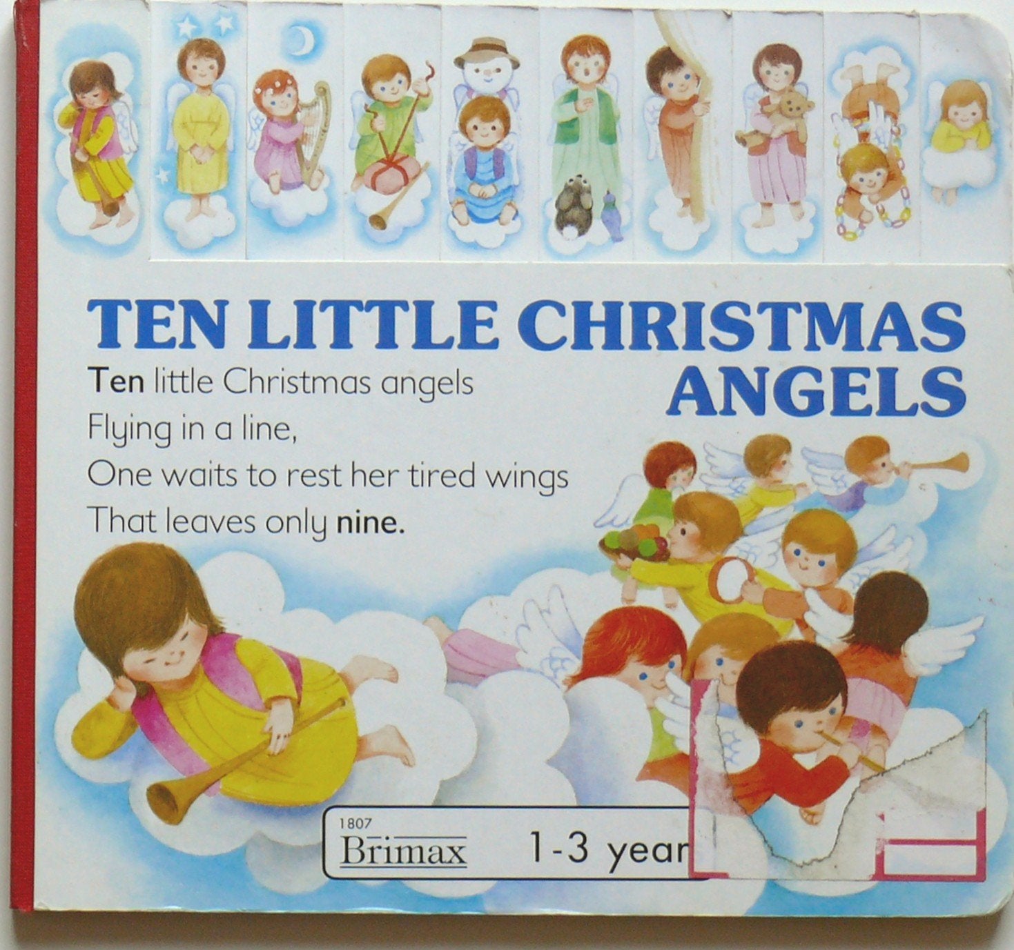 Ten Little Christmas Angels (Christmas Board Books) used book depot