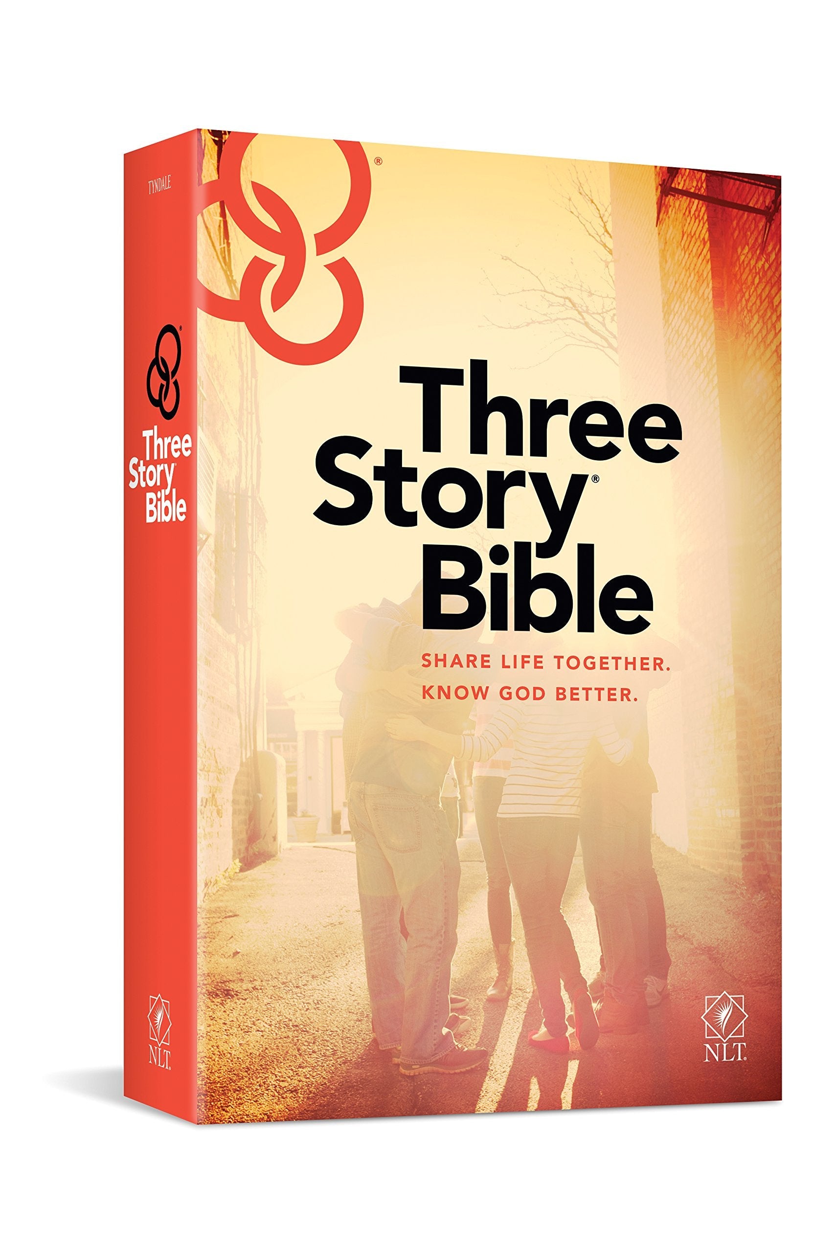 Three Story Bible NLT (Hardcover) used book depot