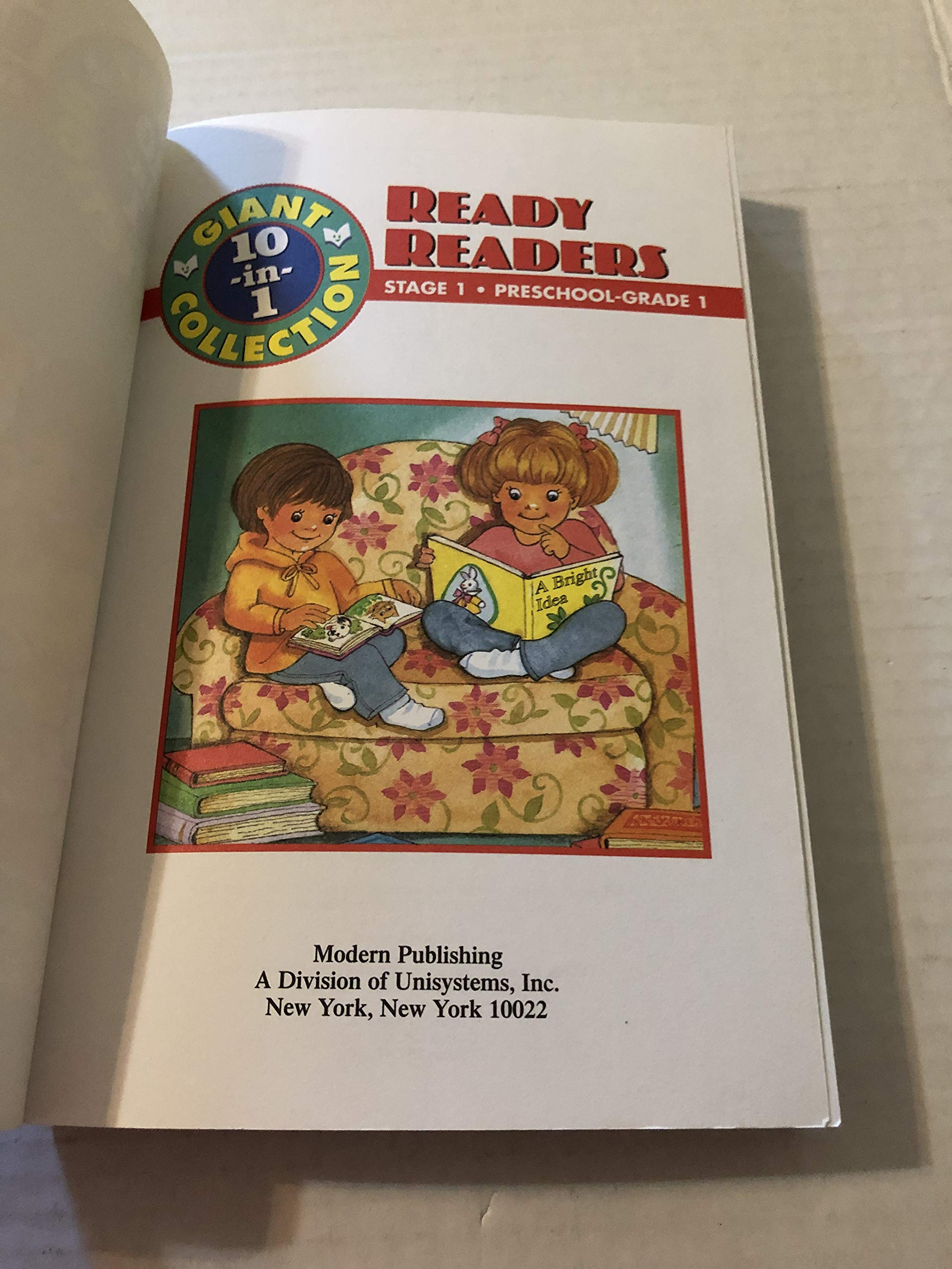 Ready Readers Giant Collection, Stage 1, Preschool-Grade 1 used book depot