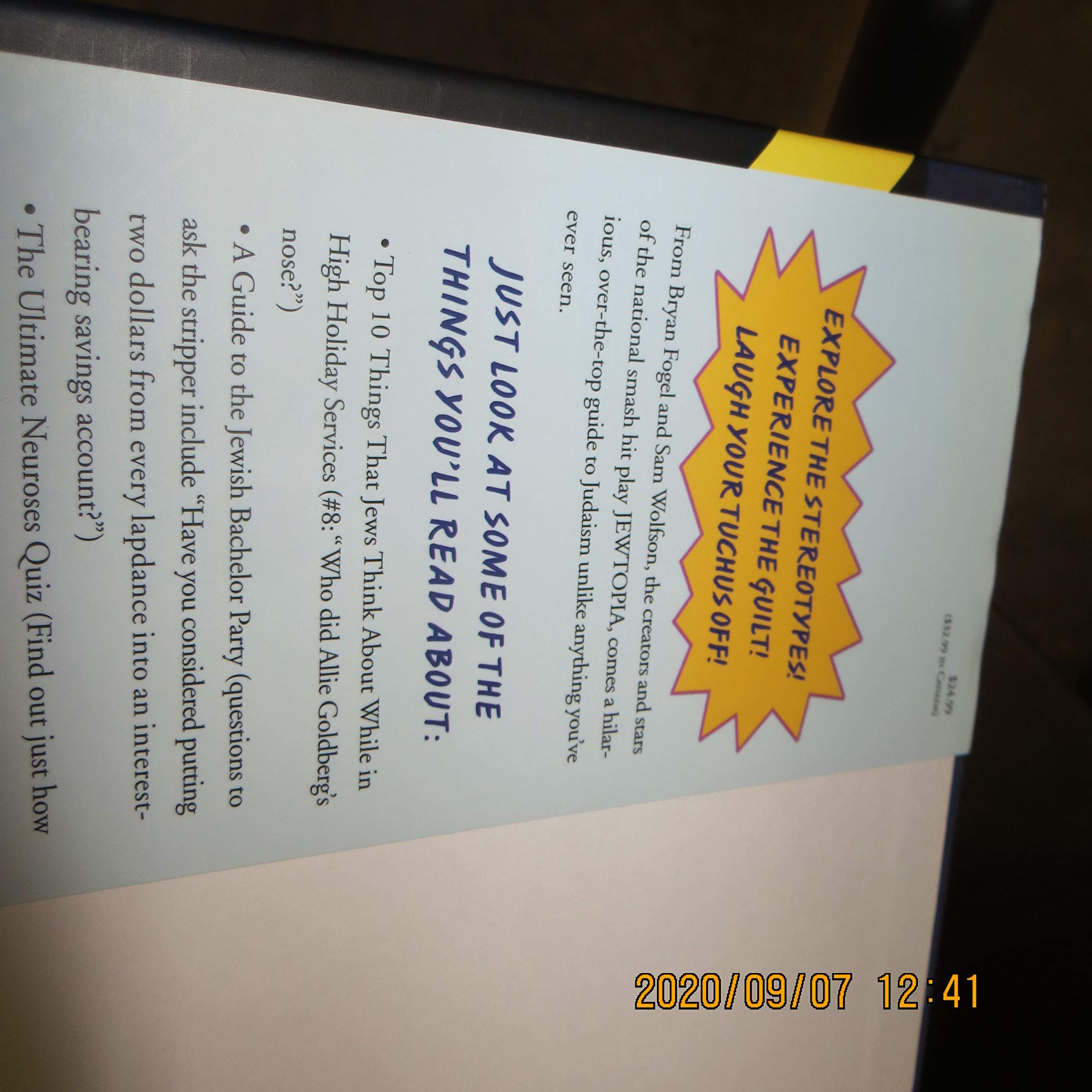 Jewtopia: The Chosen Book for the Chosen People used book depot