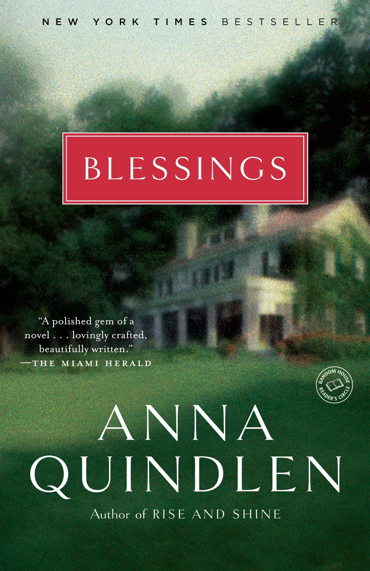 Blessings: A Novel (Random House Reader's Circle) used book depot