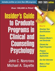 Insider's Guide to Graduate Programs in Clinical and Counseling Psychology: 2022/2023 Edition used book depot