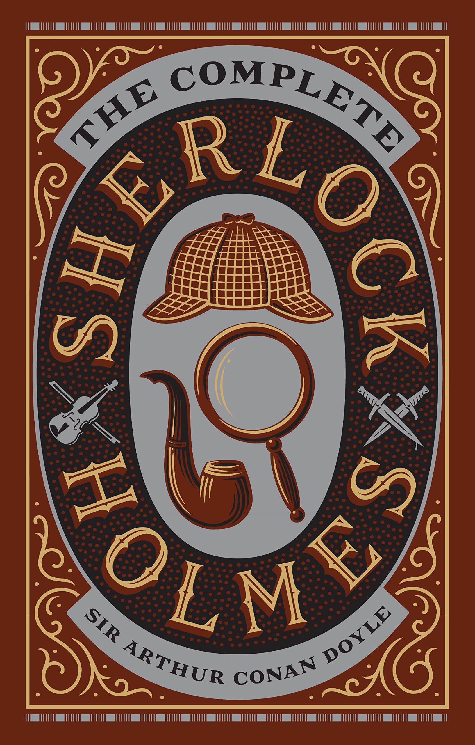 The Complete Sherlock Holmes (Barnes & Noble Leatherbound Classic Collection) used book depot