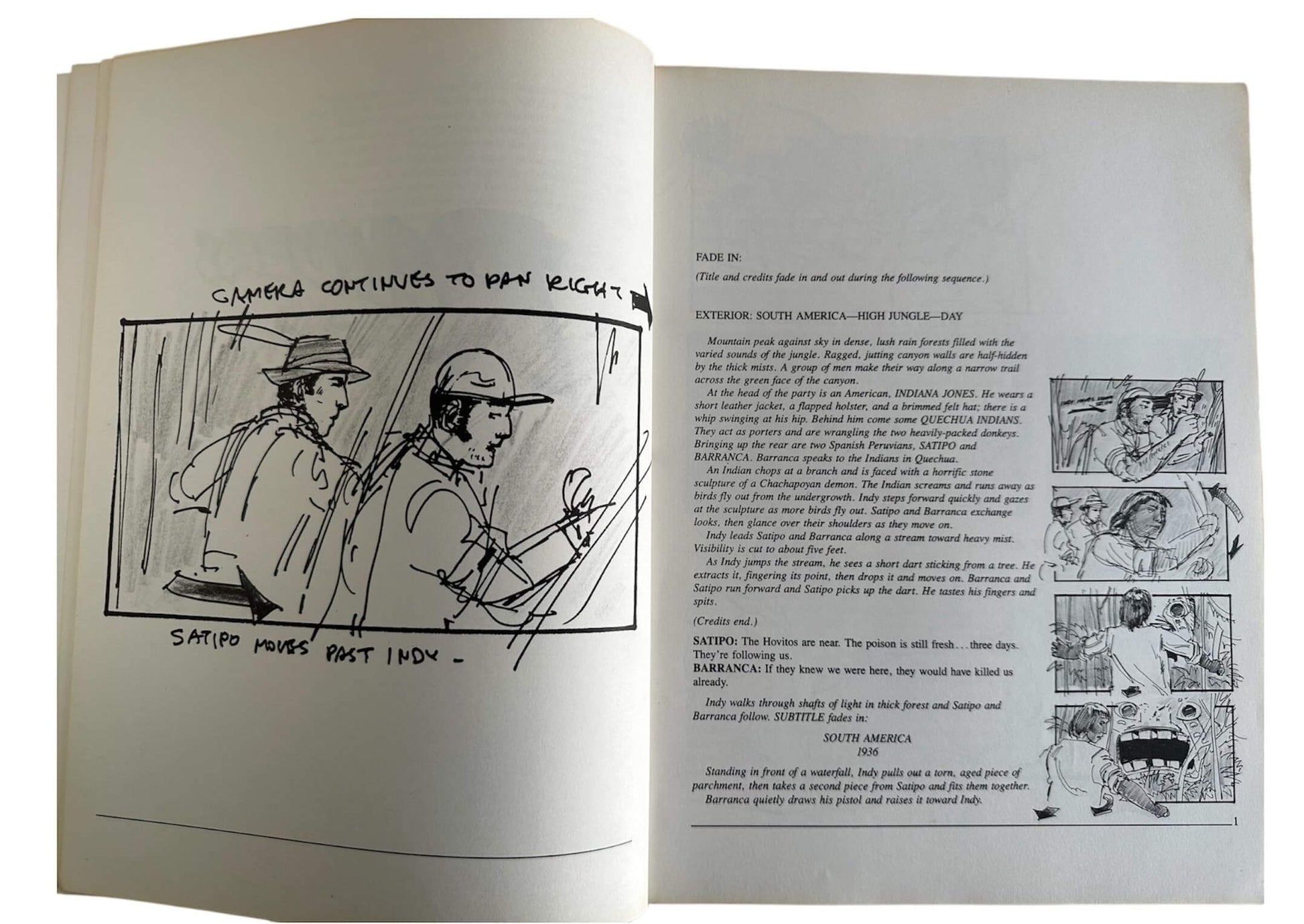 Raiders of the Lost Ark: The Illustrated Screenplay used book depot
