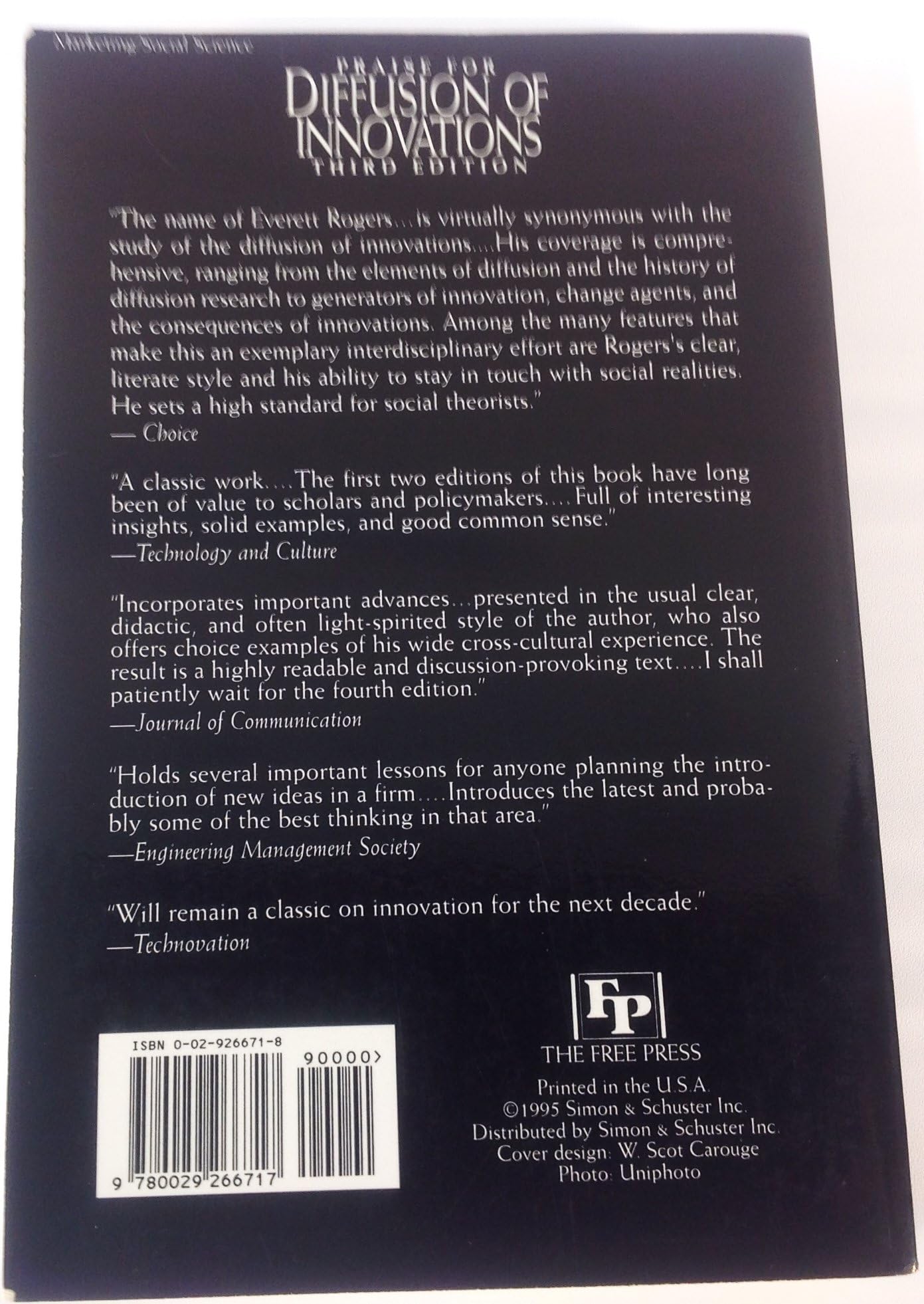 Diffusion of Innovations, Fourth Edition