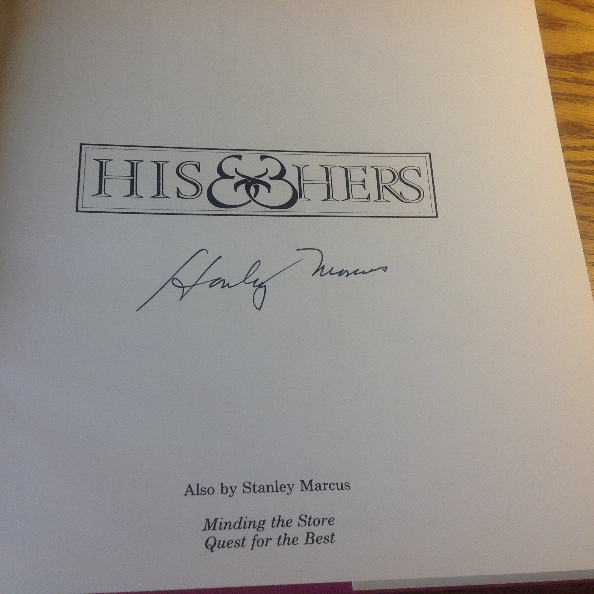 His and Hers: The Fantasy World of the Neiman-Marcus Catalog used book depot