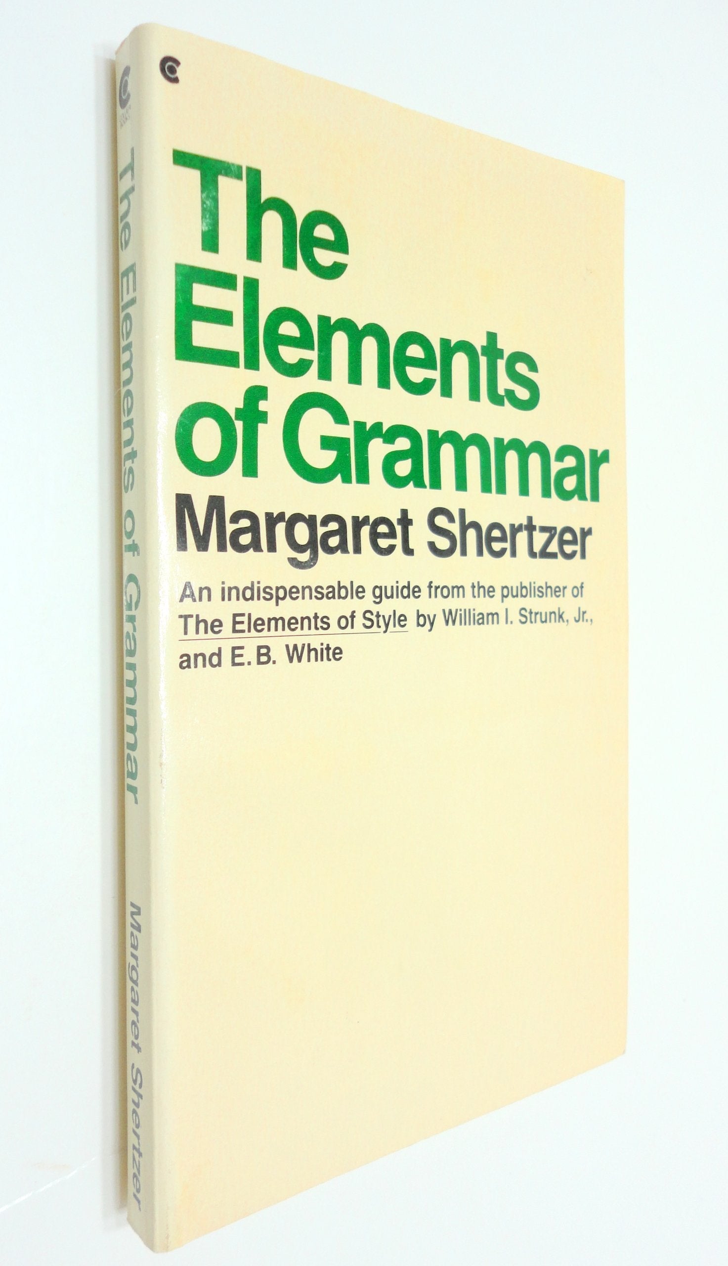 The Elements of Grammar used book depot
