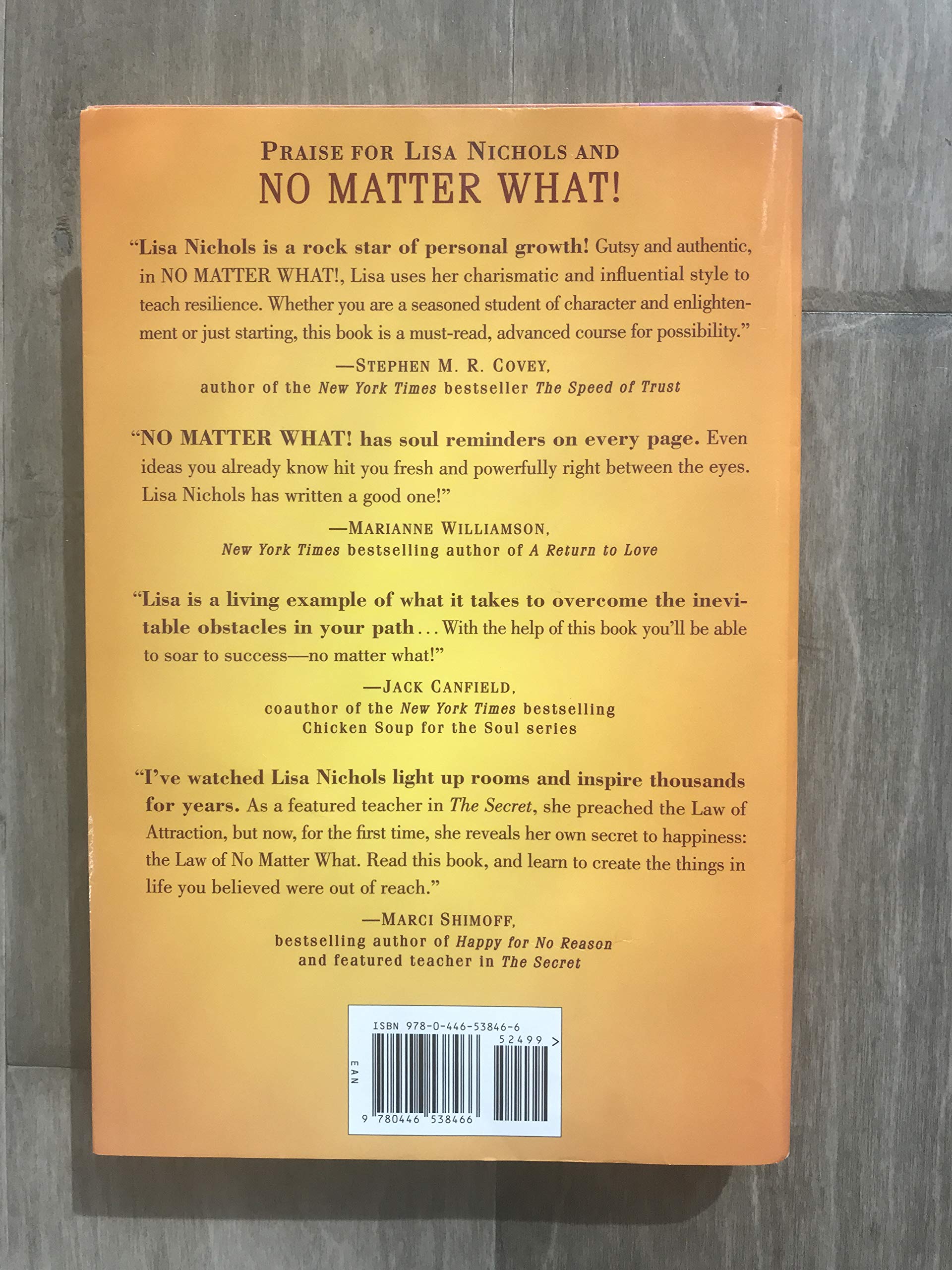 No Matter What!: 9 Steps to Living the Life You Love used book depot