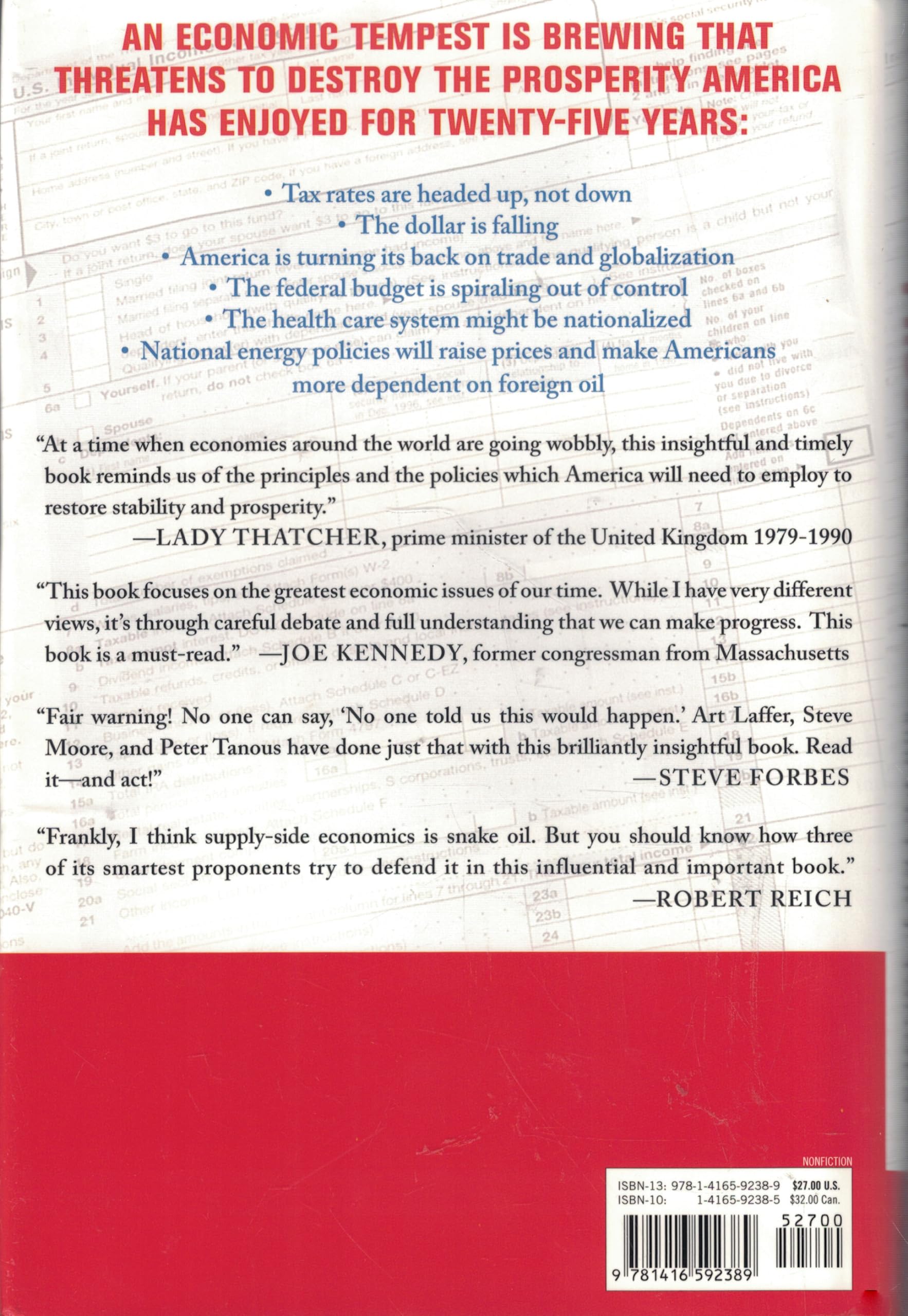 The End of Prosperity: How Higher Taxes Will Doom the Economy--If We Let It Happen used book depot