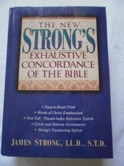 The New Strong's Exhaustive Concordance of The Bible used book depot