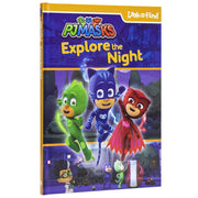 PJ Masks - Explore the Night Look and Find Activity Book - PI Kids used book depot