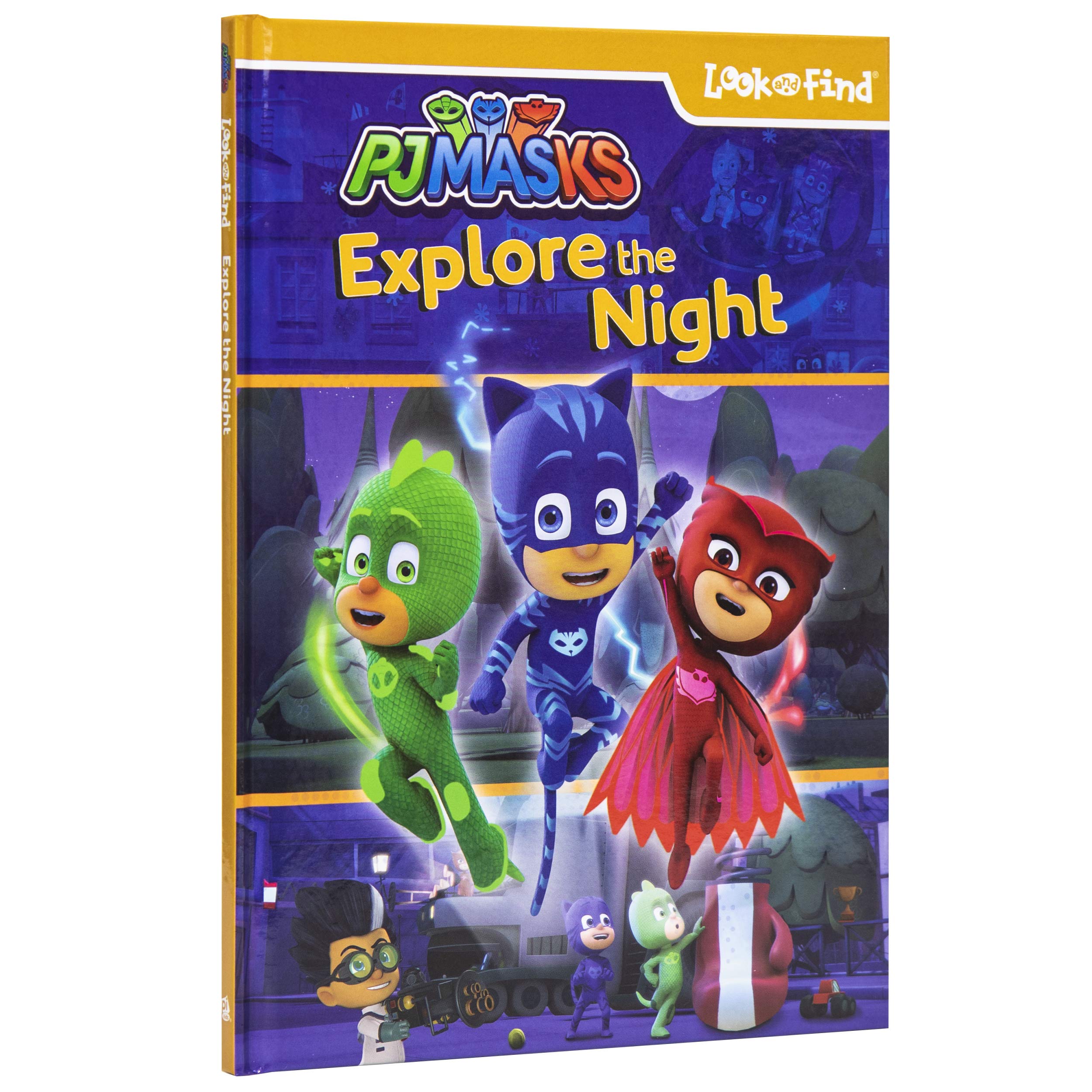 PJ Masks - Explore the Night Look and Find Activity Book - PI Kids used book depot