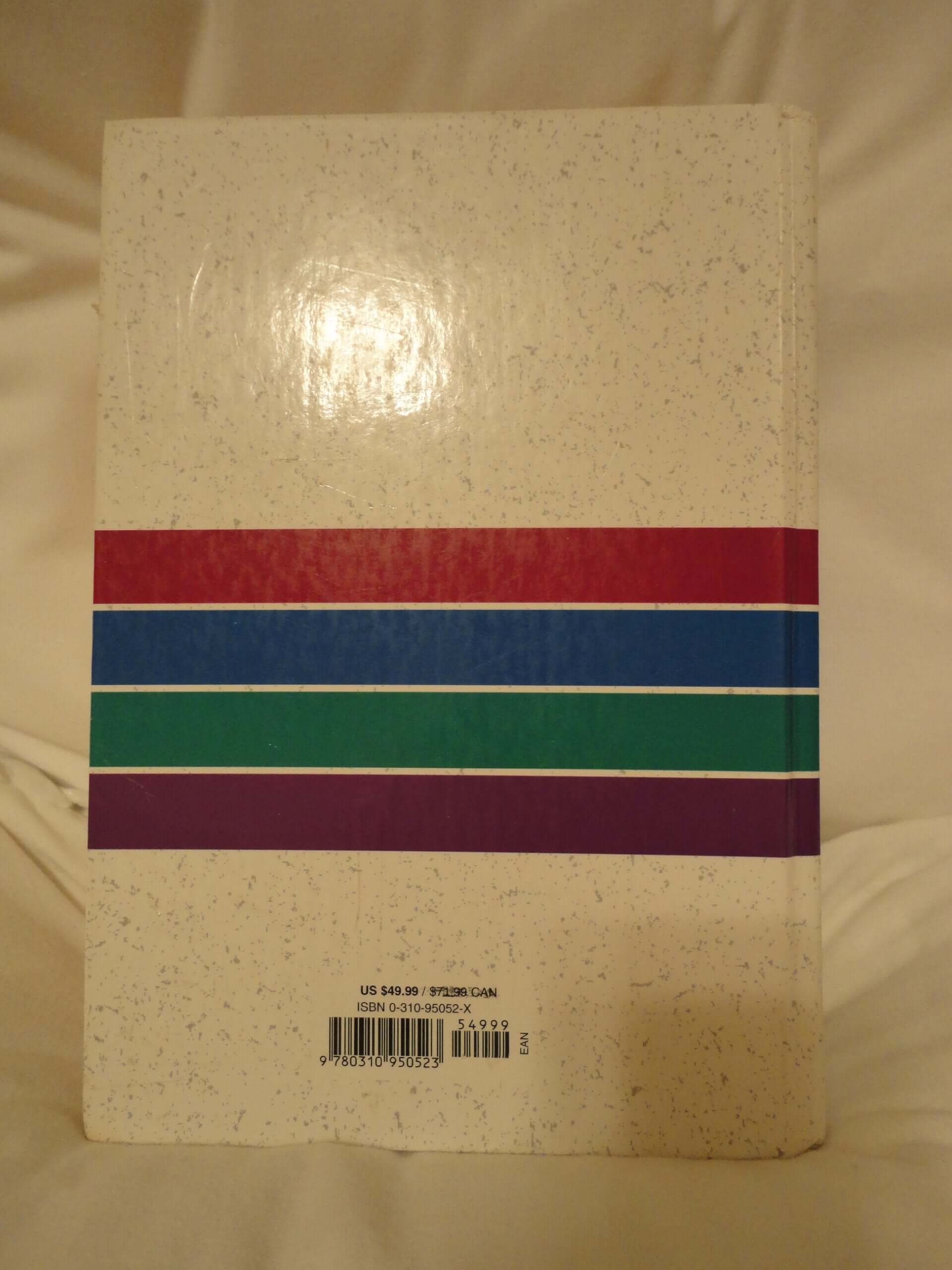 The Layman's Parallel Bible: KJV, NIV, Living Bible, NRSV used book depot