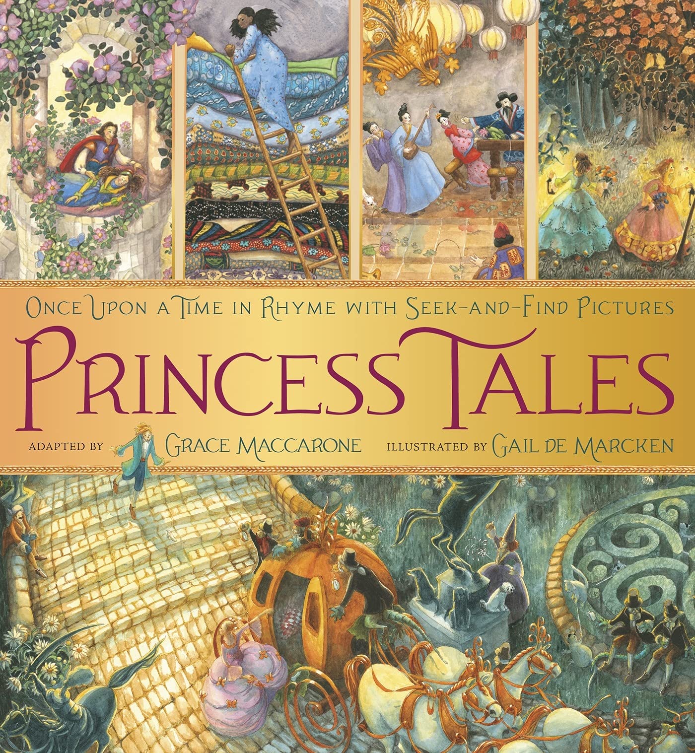 Princess Tales: Once Upon a Time in Rhyme with Seek-and-Find Pictures used book depot