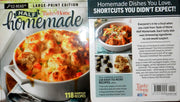 Taste of Home Half Homemade, Large Print, 2018 used book depot