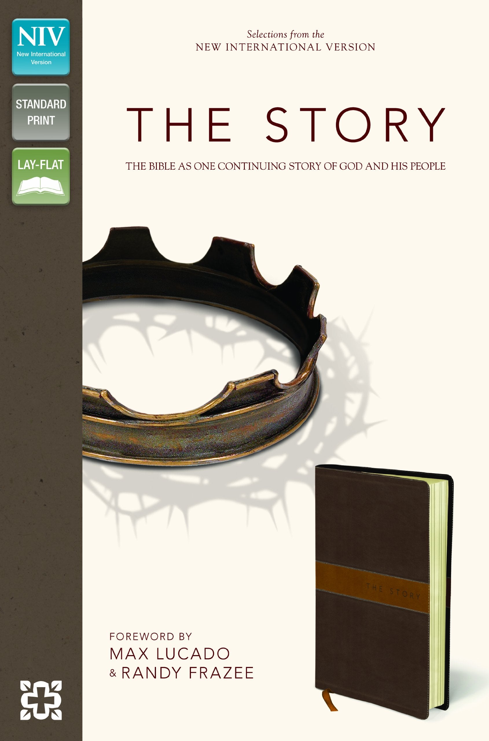 NIV, The Story, Leathersoft, Brown/Tan: The Bible as One Continuing Story of God and His People