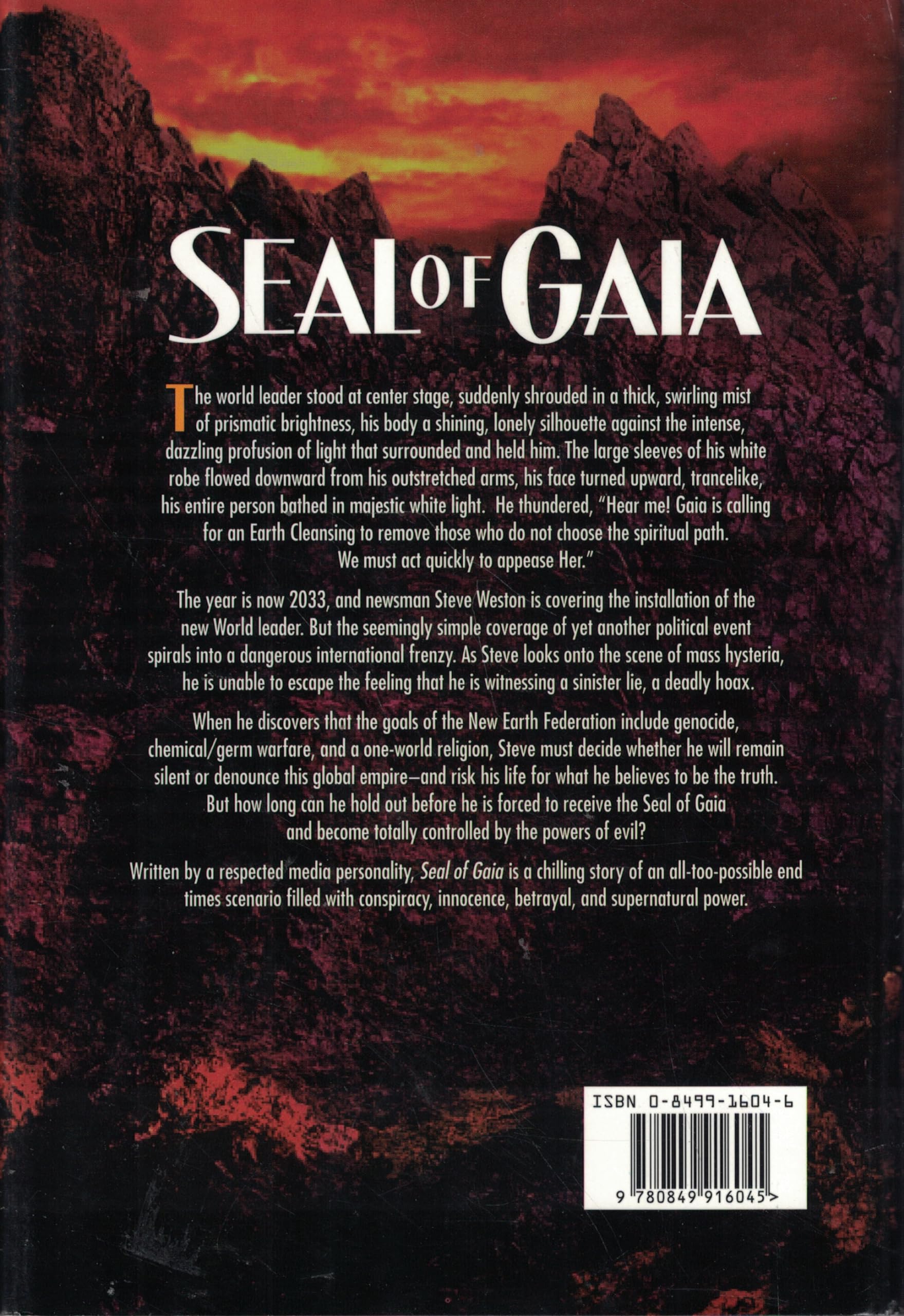 Seal of Gaia: A Novel of the Antichrist used book depot