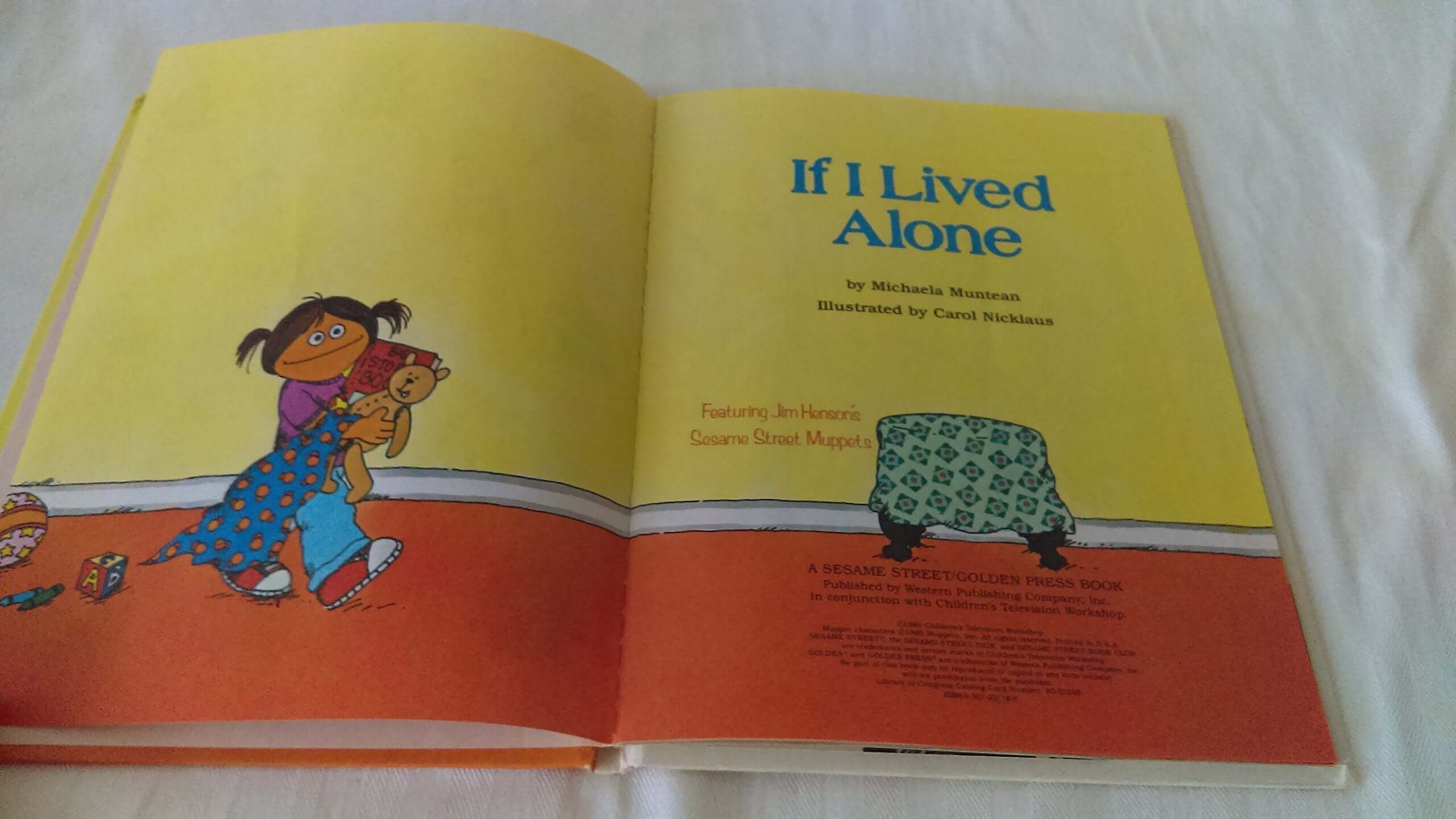 If I Lived Alone: Featuring Jim Henson's Sesame Street Muppets used book depot