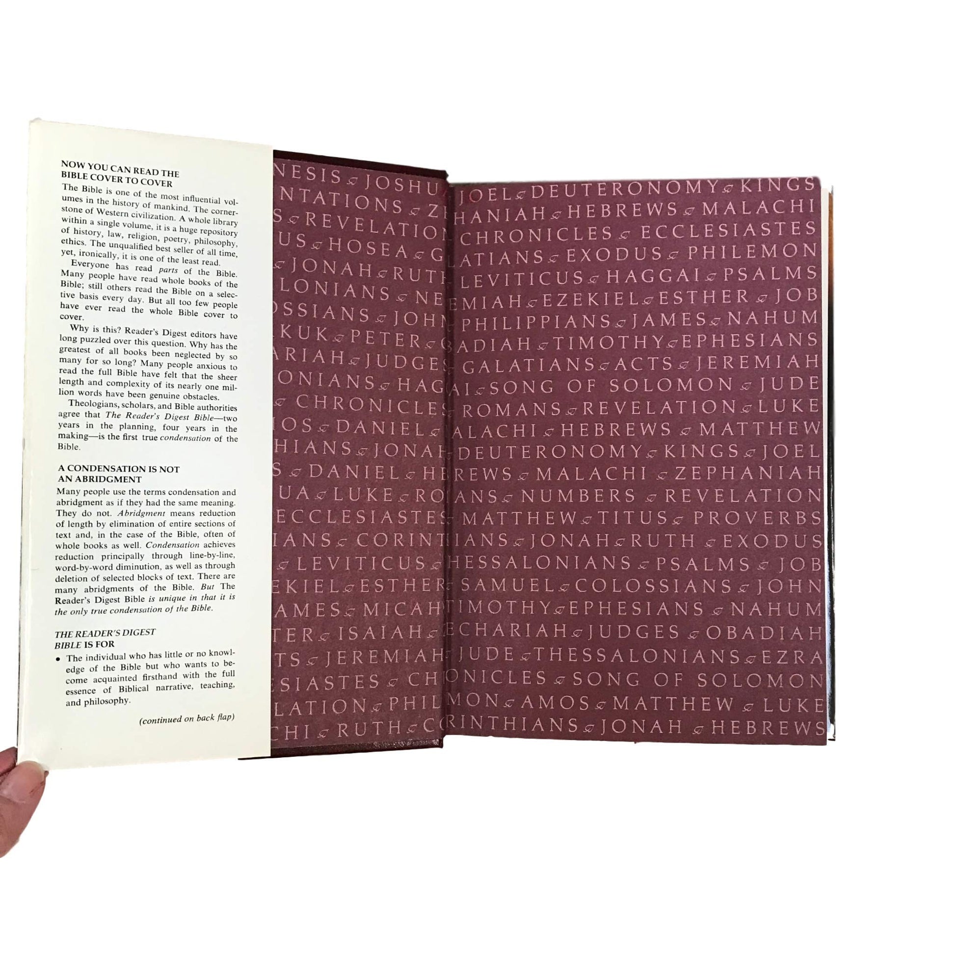 Reader's Digest Bible: Condensed from the Revised Standard Version Old and New Testaments used book depot