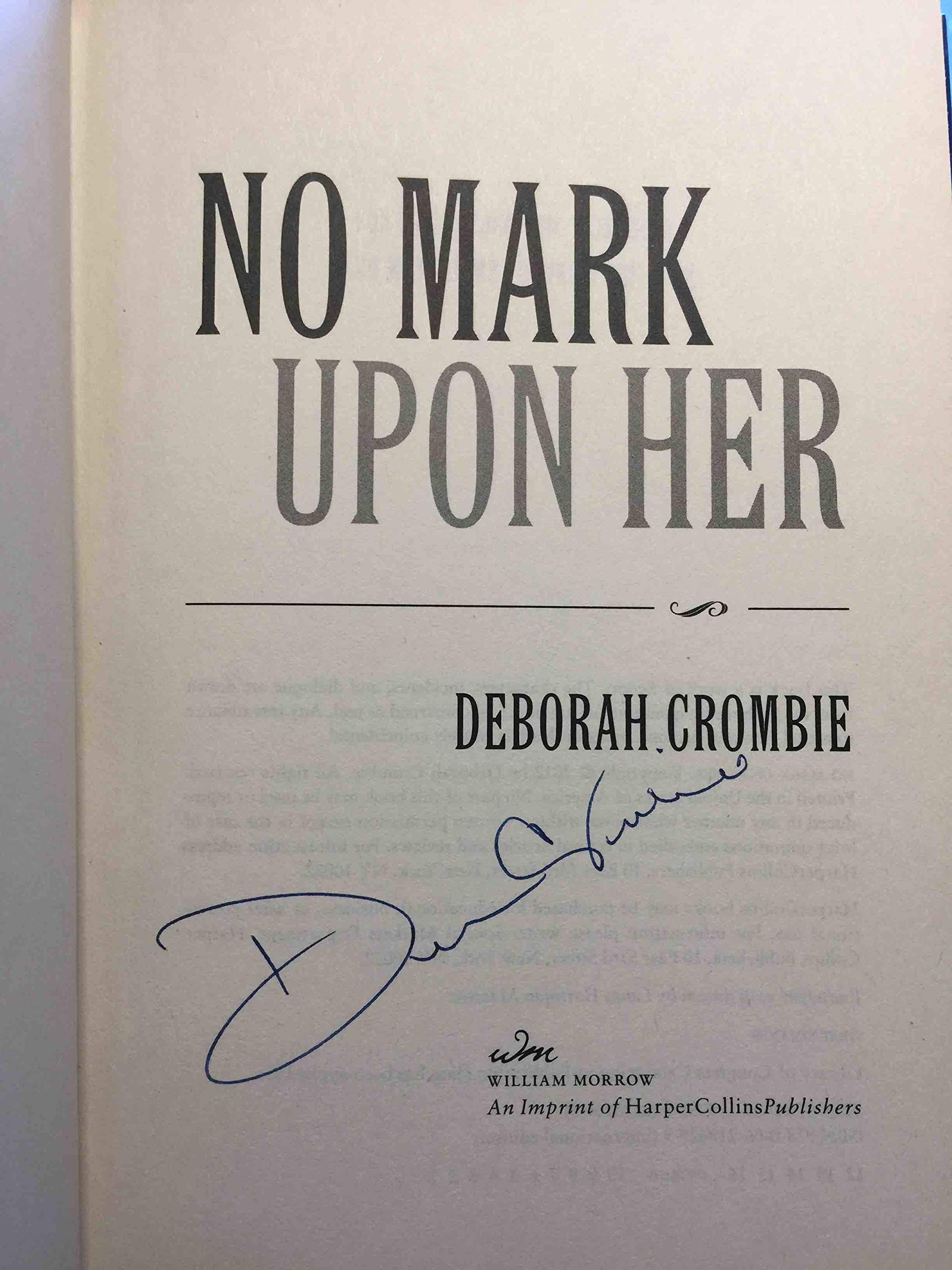 No Mark upon Her (Duncan Kincaid/Gemma James Novels, 14) used book depot