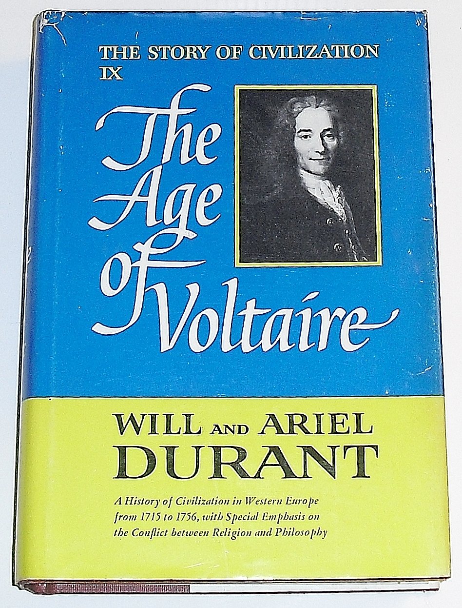 The Age of Voltaire (The Story of Civilization Volume IX) used book depot
