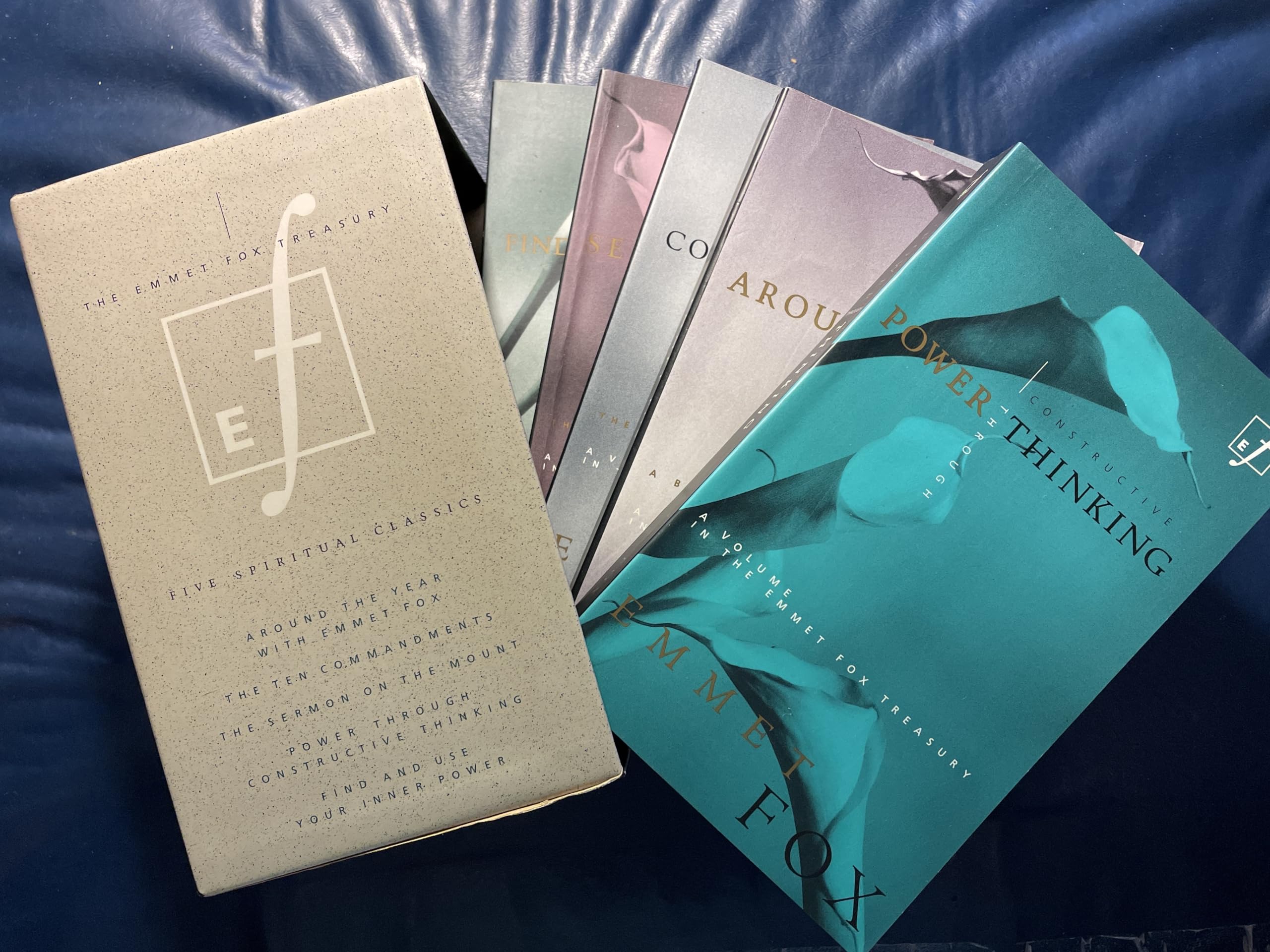 The Emmet Fox Treasury--Five Spiritual Classics: Around the Year With Emmet Fox, Find & Use Your Inner Power, The Ten Commandments, The Sermon on the Mount, Power Through Constructive Thinkin