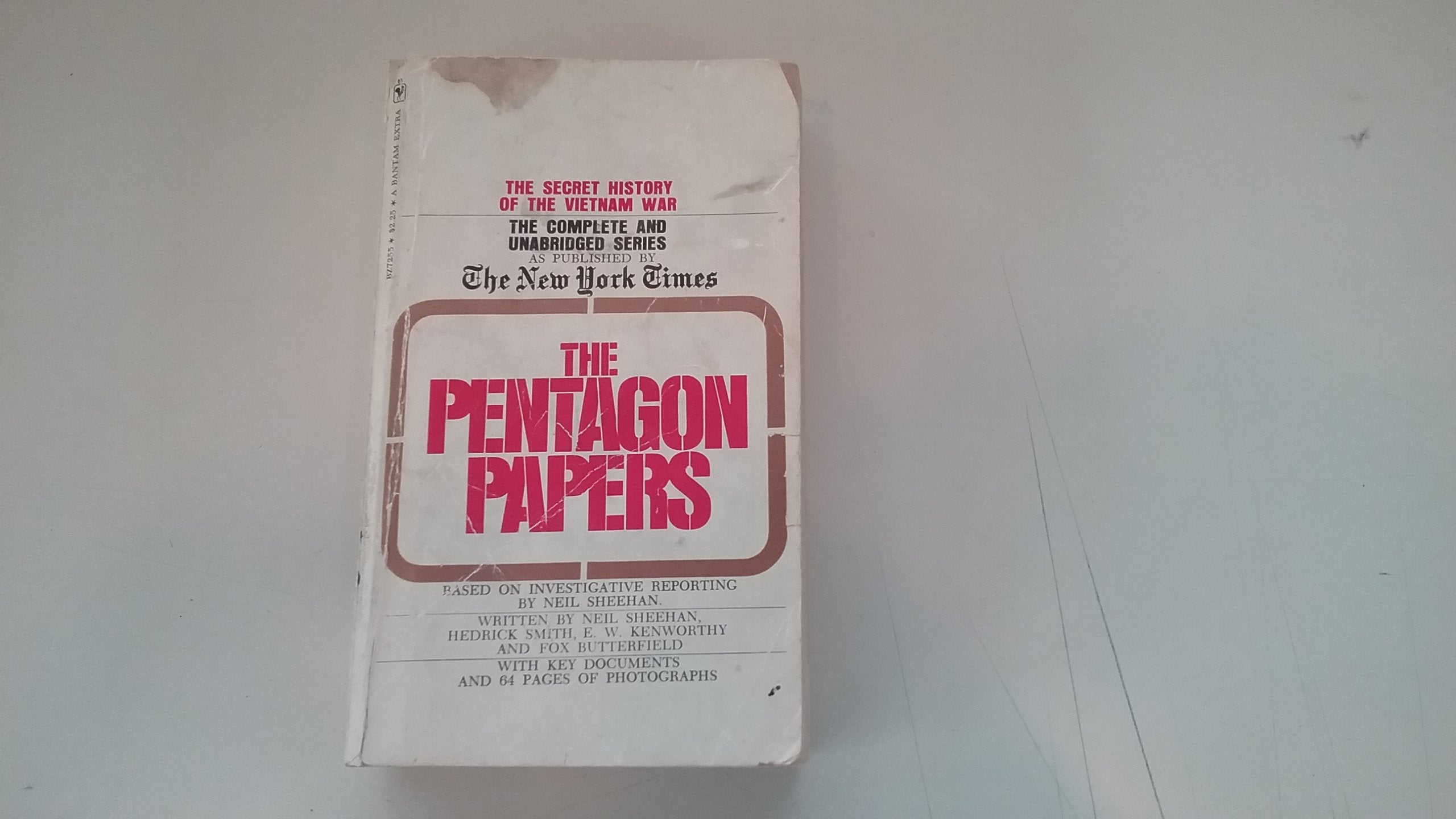 The Pentagon Papers: as published by the New York times, used book depot