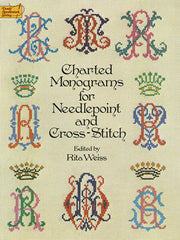 Charted Monograms for Needlepoint and Cross-Stitch (Dover Crafts: Embroidery & Needlepoint) used book depot