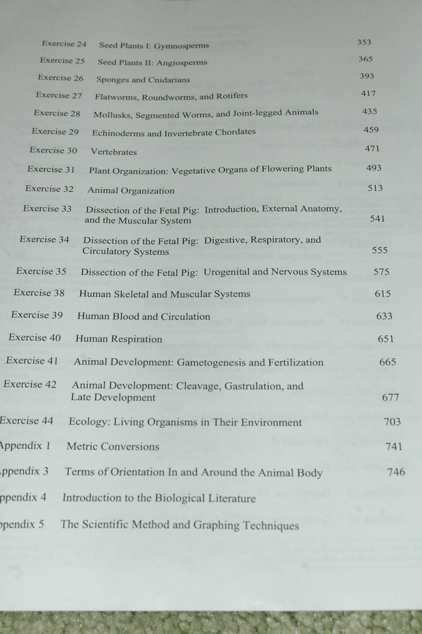 Lab Manual for Majors General Biology used book depot