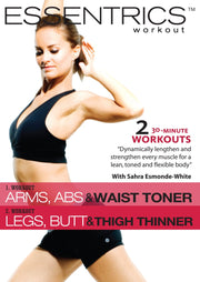 Essentrics Workout: Arms, Abs & Waist Toner / Legs, Butt & Thigh Thinner used book depot
