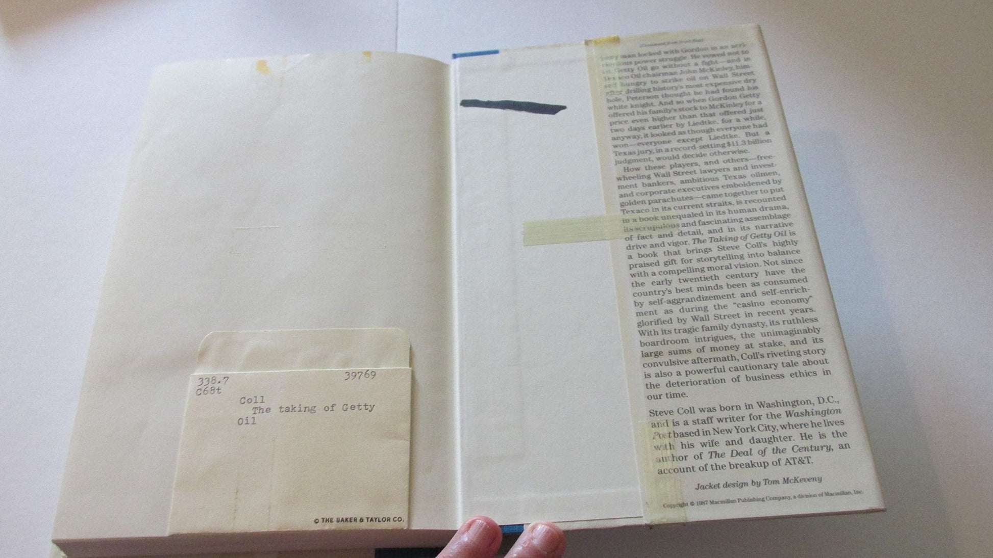 The Taking of Getty Oil: The Full Story of the Most Spectacular - and Catastrophic - Takeover of All Time used book depot