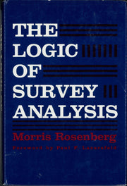 Logic Of Survey Analysis used book depot