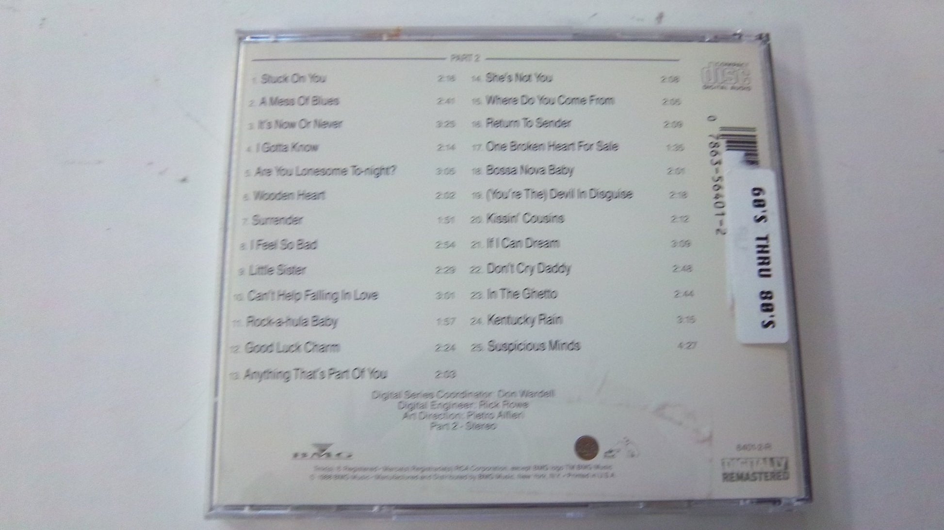 Elvis 50 Worldwide Gold Hits: Vol. 1, Part 1 and Part 2 used book depot