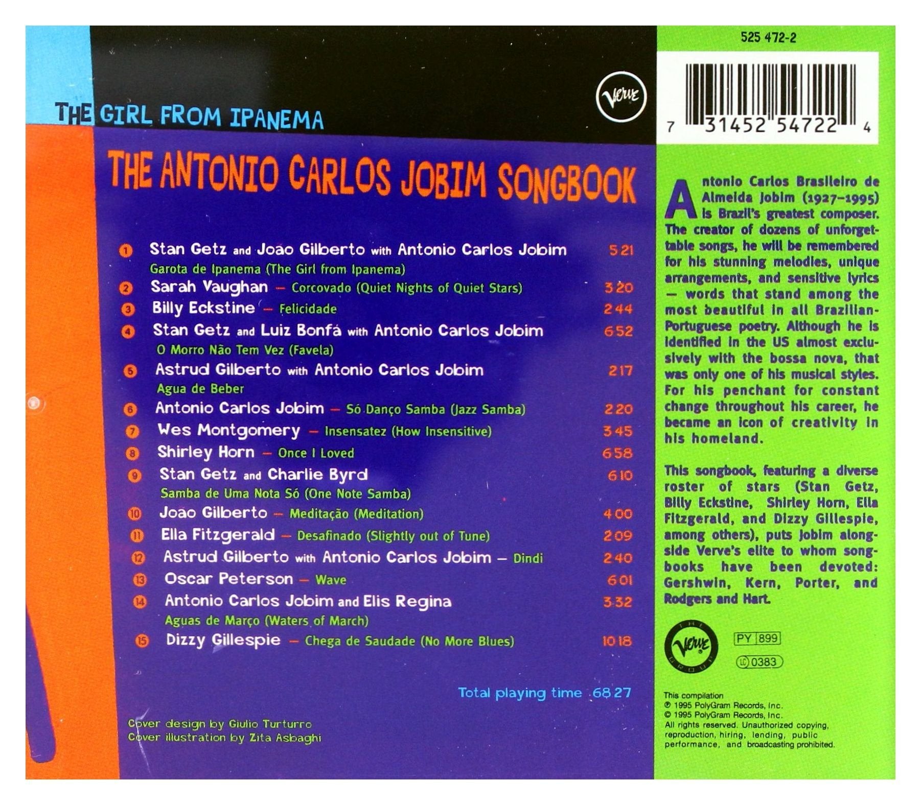 The Girl from Ipanema: The Antonio Carlos Jobim Songbook used book depot