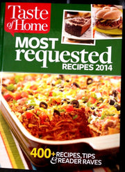Taste of Home Most Requested Recipes 2014 used book depot