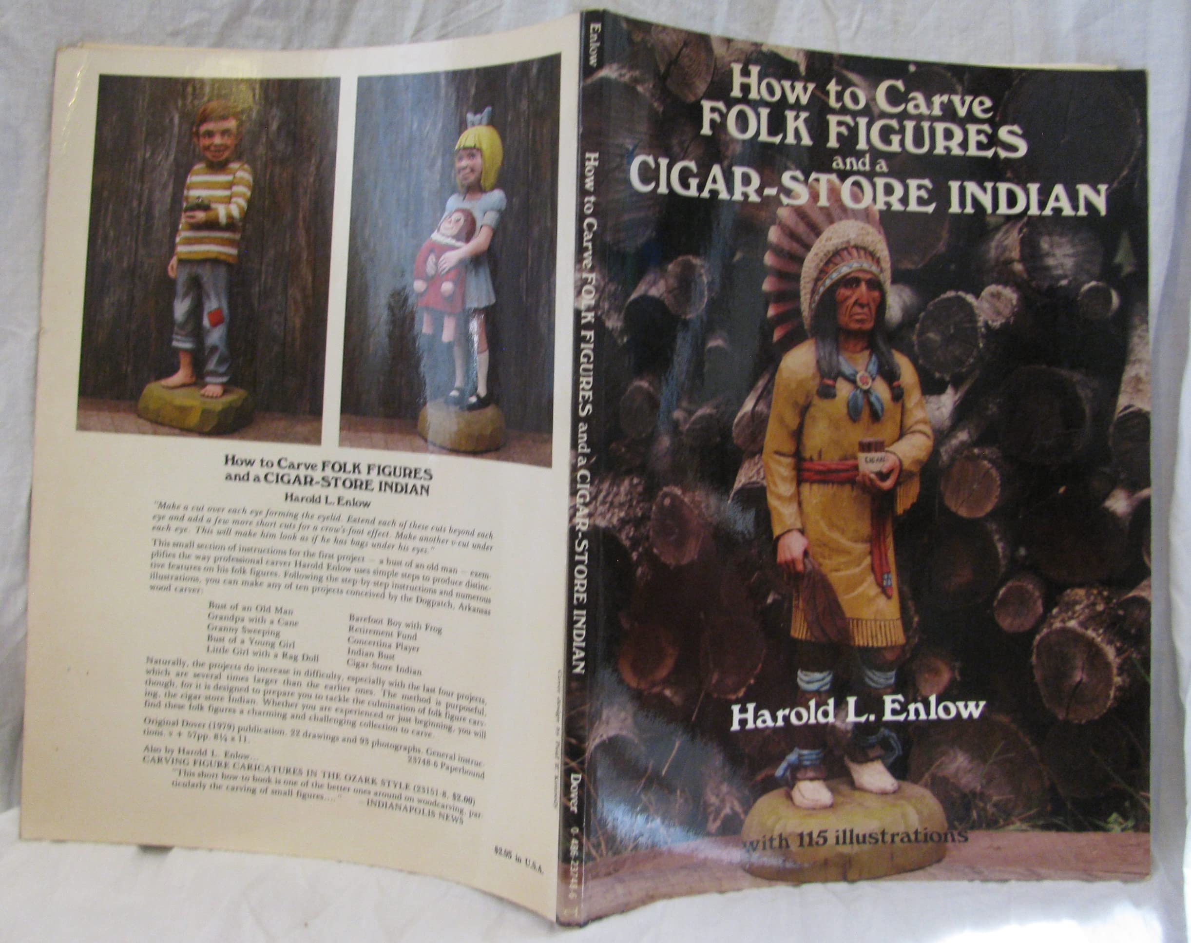 How to Carve Folk Figures and a Cigar-Store Indian (Dover Pictorial Archive Series) used book depot