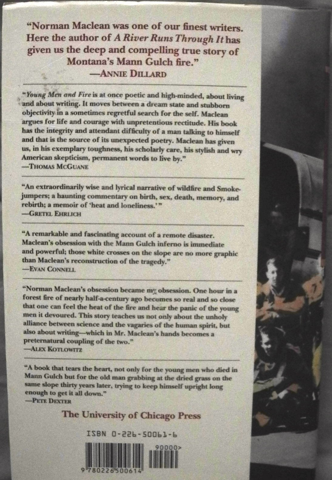 Young Men and Fire: A True Story of the Mann Gulch Fire used book depot