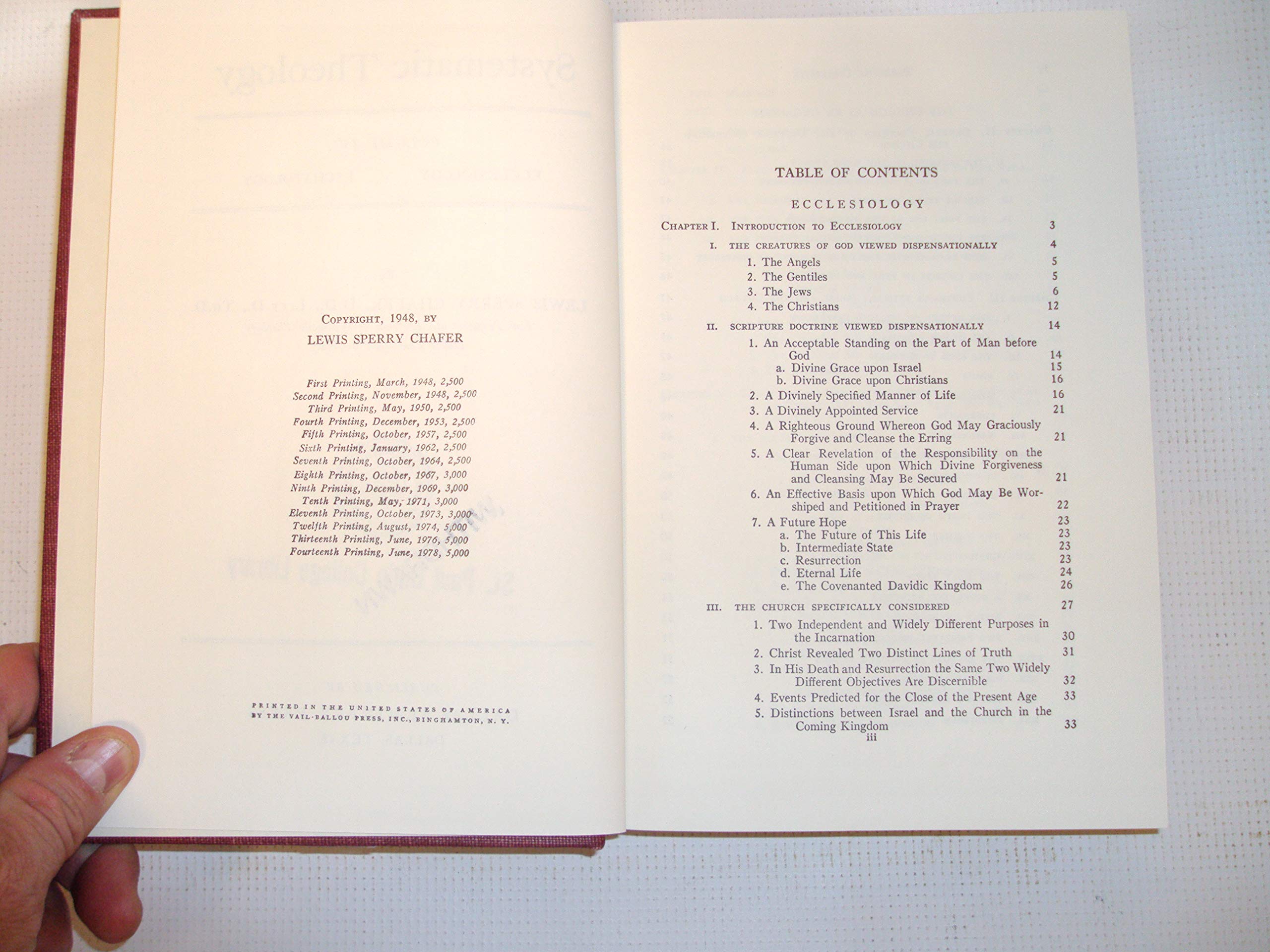 Systematic theology used book depot