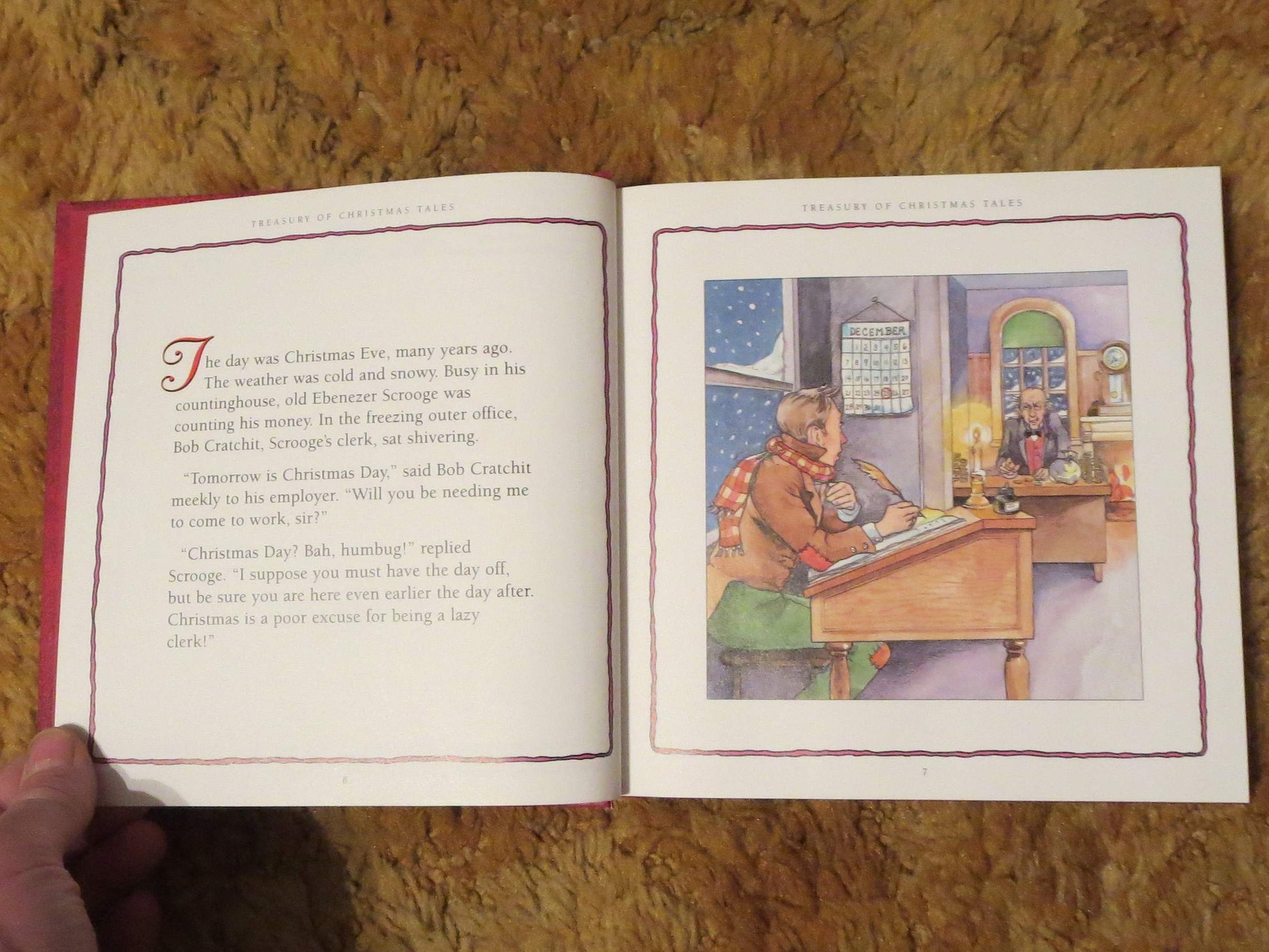 Treasury of Christmas Tales used book depot