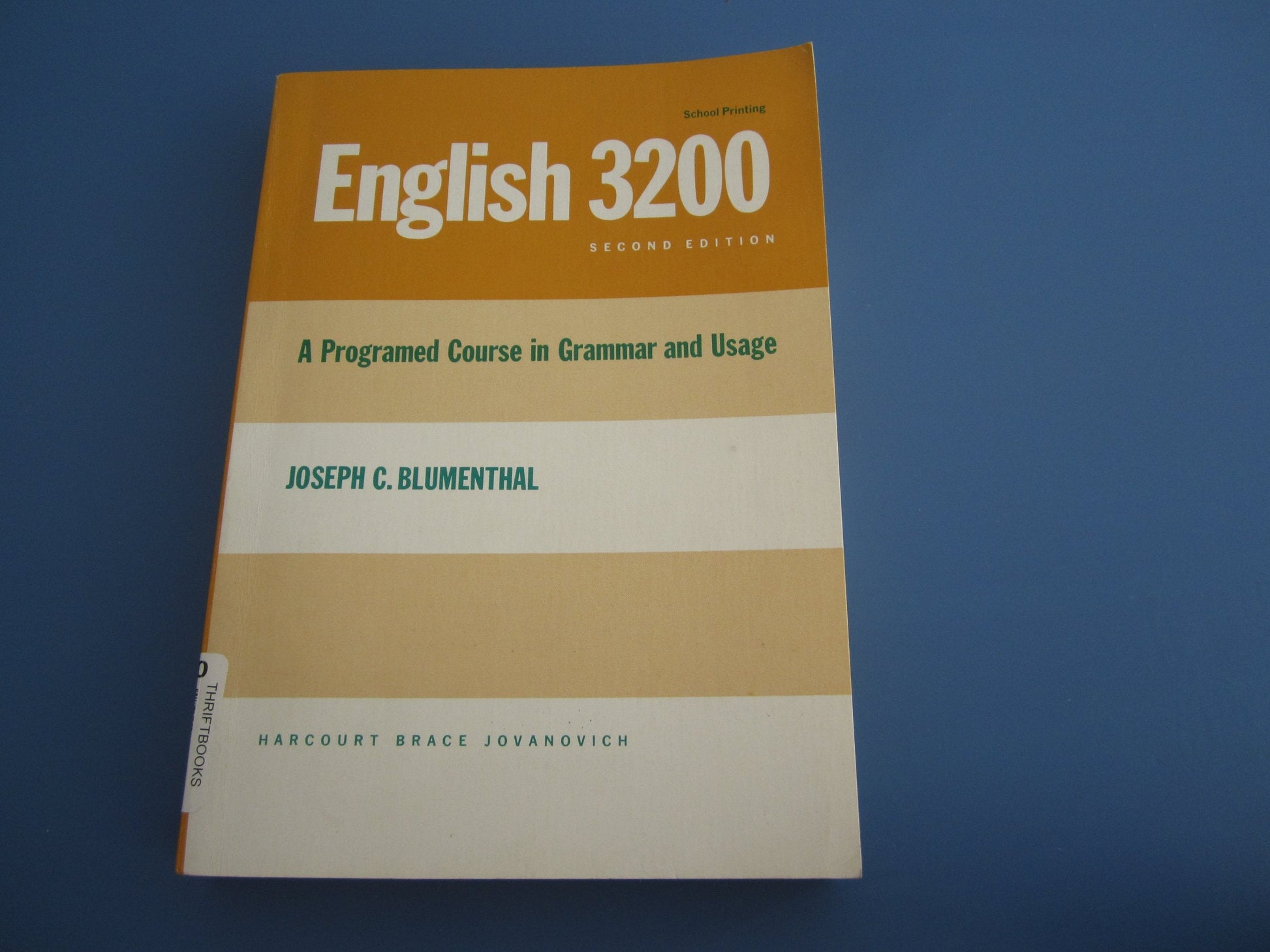 English 3200: A Programmed Course in Grammar and Usage used book depot