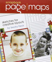 Scrapbook Page Maps: Sketches for Creative Layouts used book depot