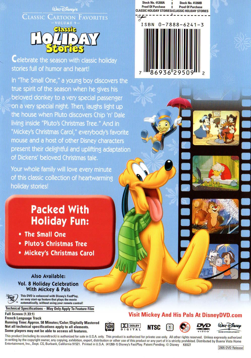 Buena Vista Home Video Classic Holiday Stories used book depot